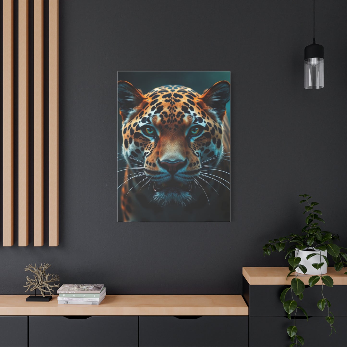 Noble Jaguar Essence Print wall art & canvas print