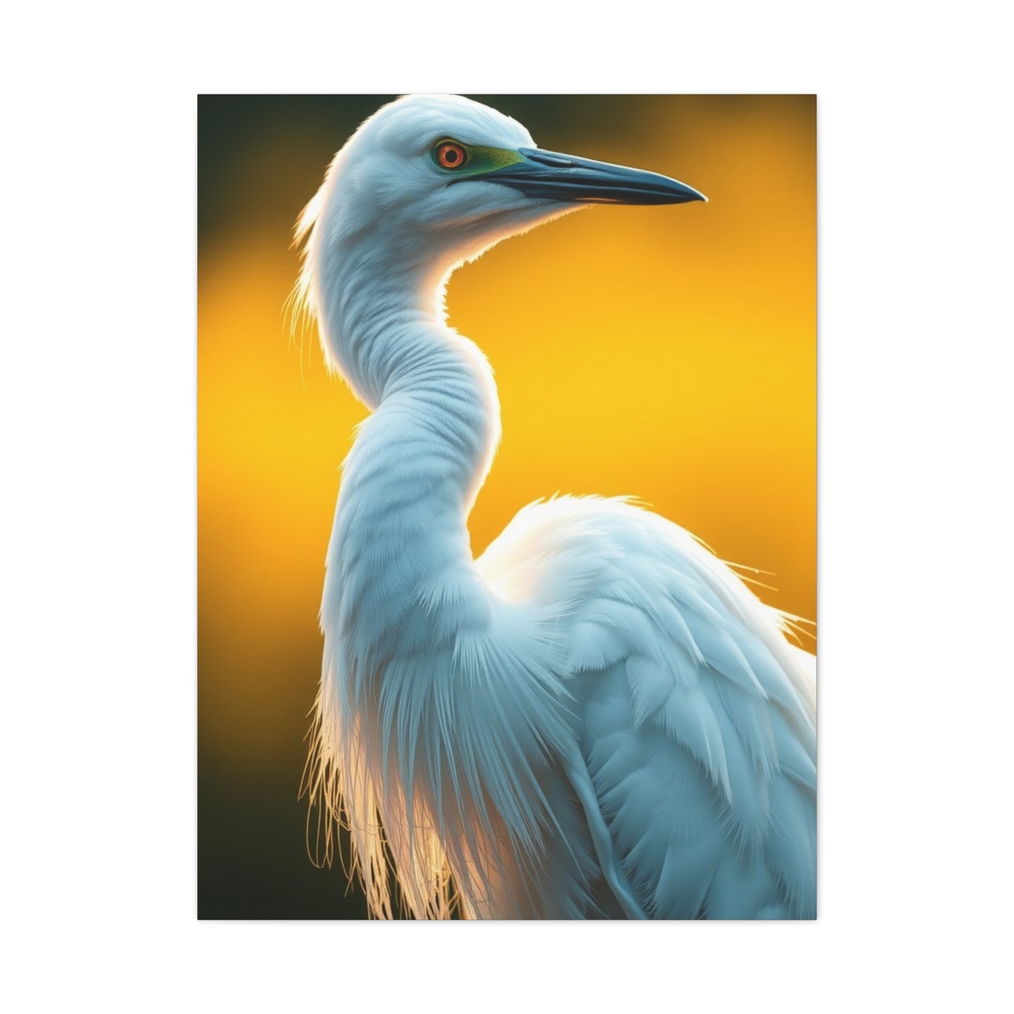 Egret Art Luxury Canvas Wall Art & Canvas Print