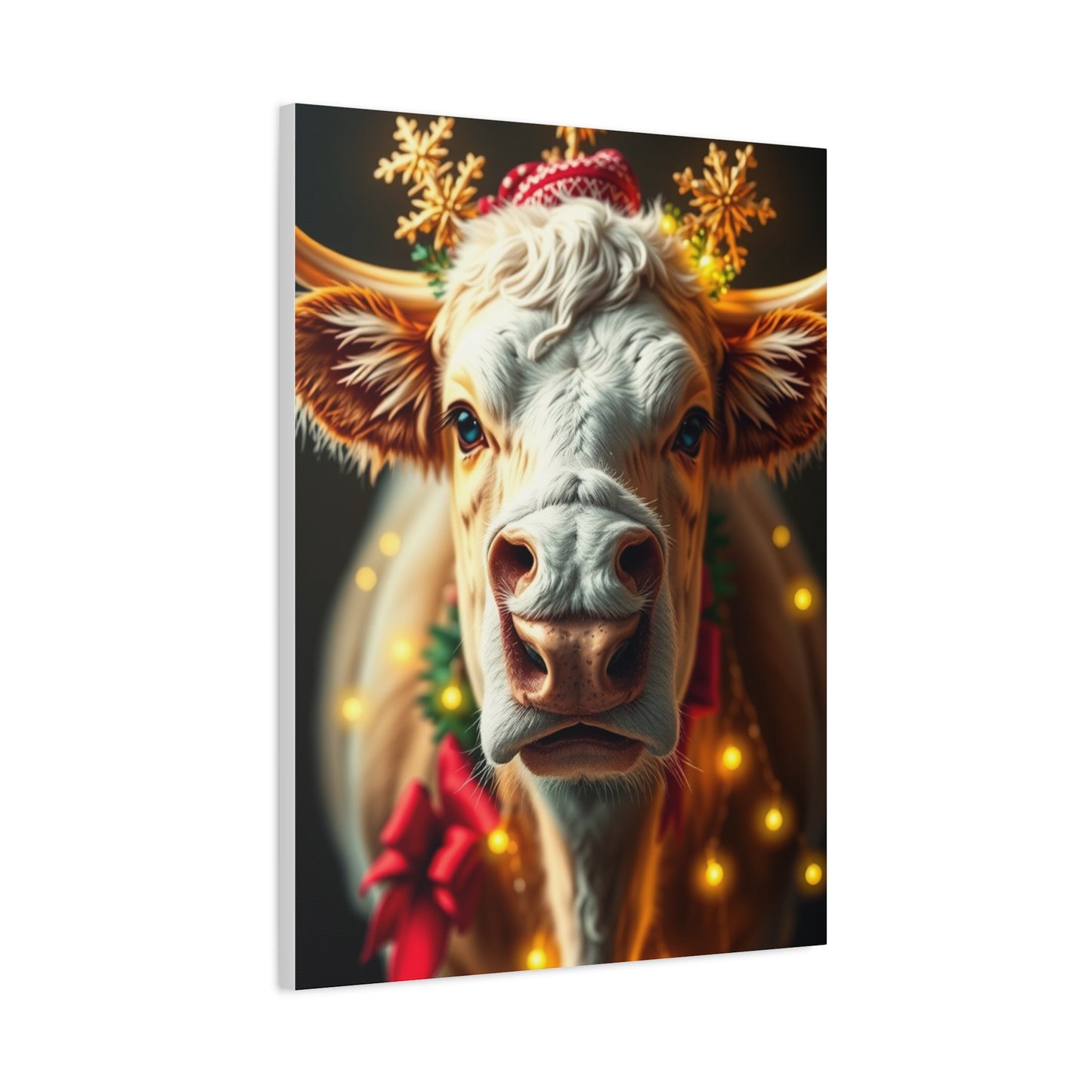 Jubilant Cattle Wonderland Art wall art & canvas print
