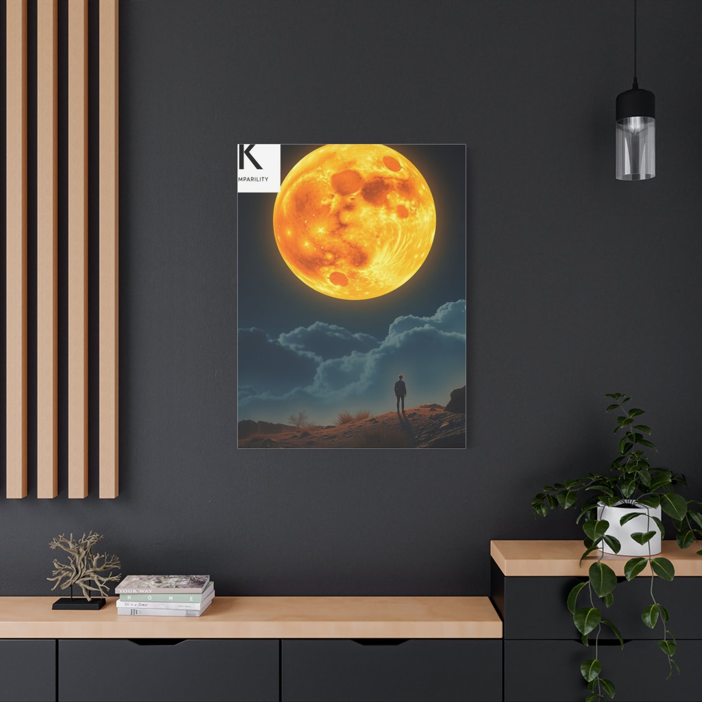 Moonlit Harmony Canvas Wall Art & Canvas Print