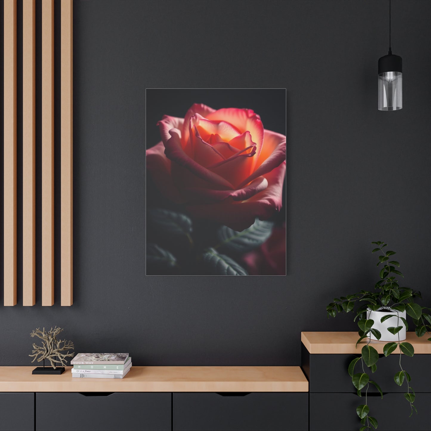 Vision Rose Flower Art Art Wall Art & Canvas Print