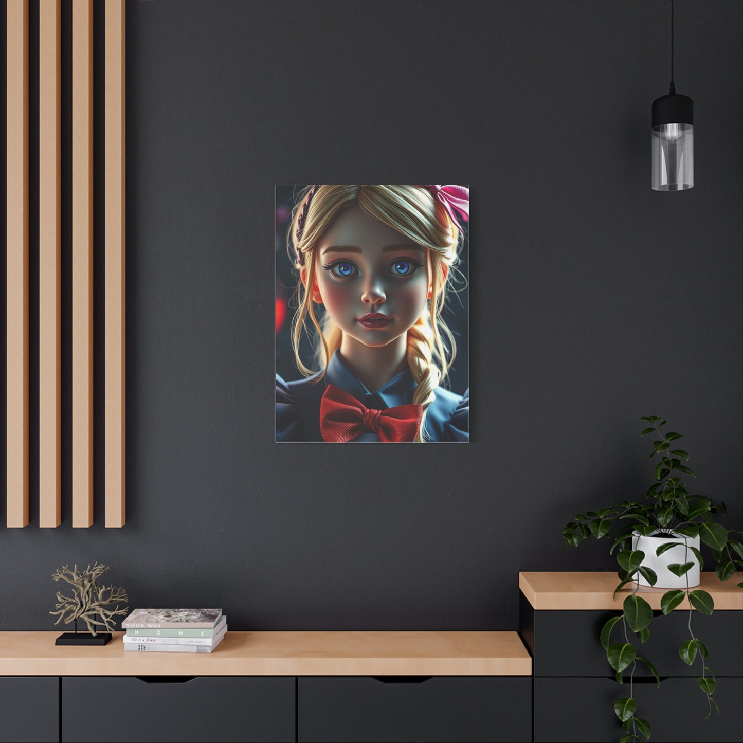 Alice In Wonderland Characters Art Supreme Canvas Wall Art & Canvas Print