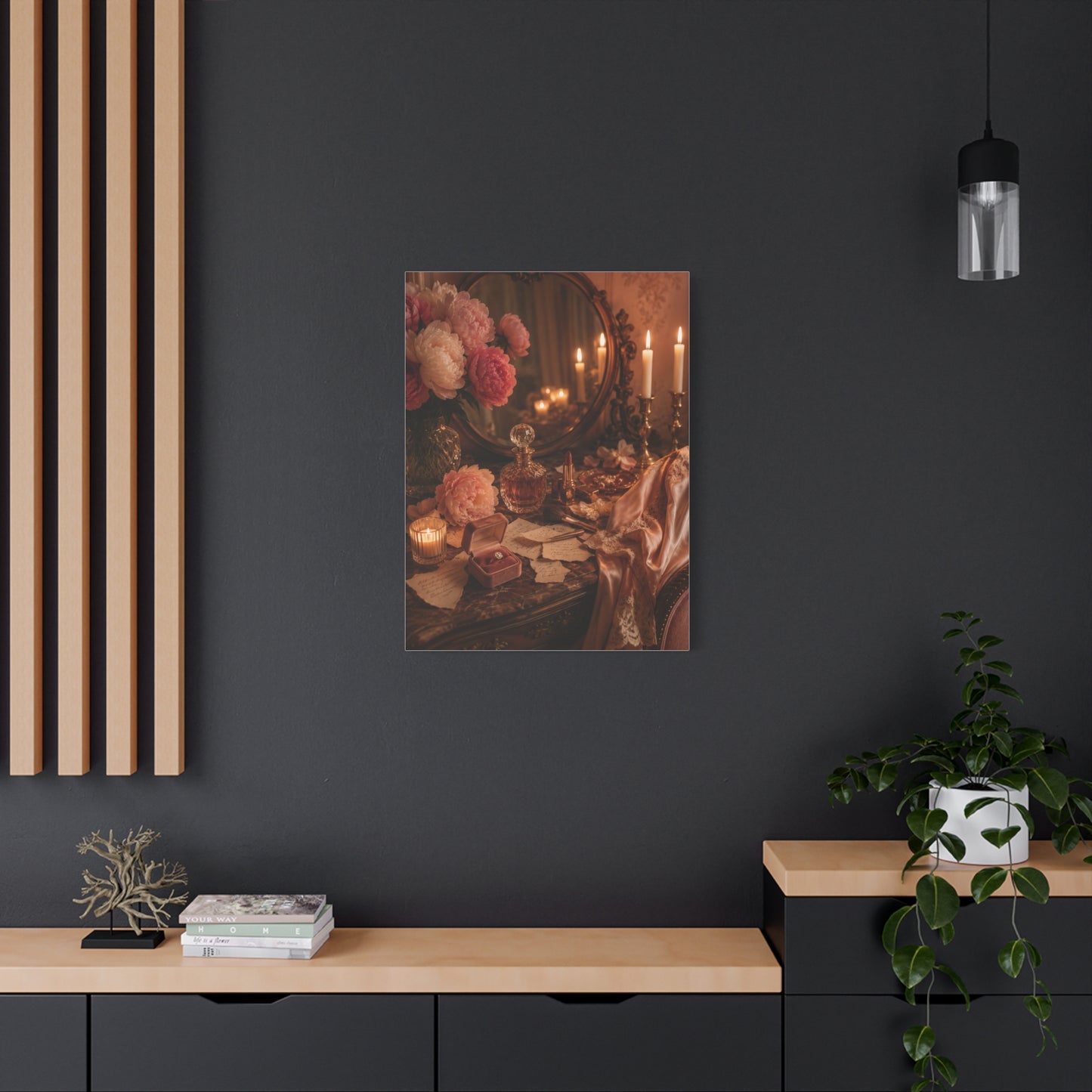 Vintage Vanity Love Letter Still Life Wall Art & Canvas Print