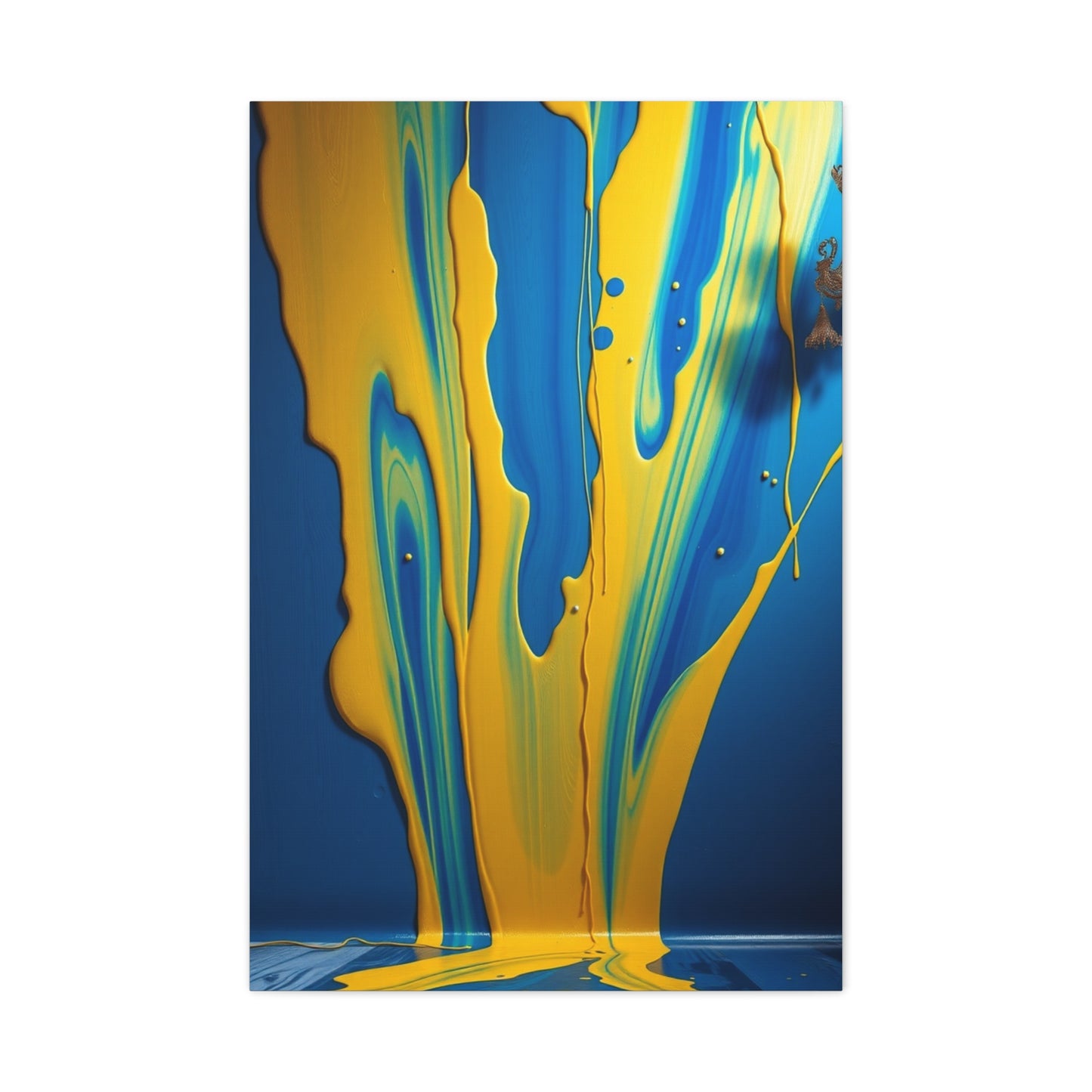 Blue & Yellow Art Supreme Gallery Wall Art & Canvas Print