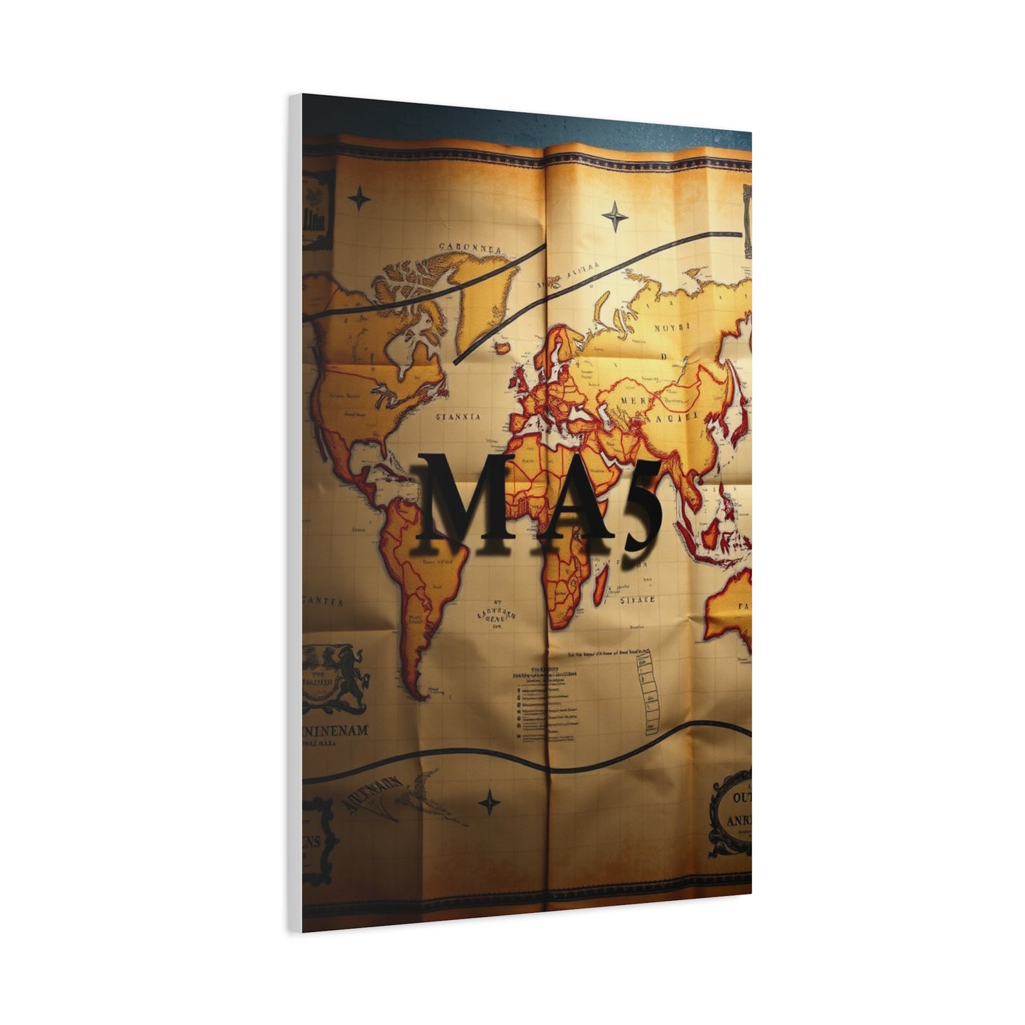 Luxury Antique Maps Art Collection Wall Art & Canvas Print