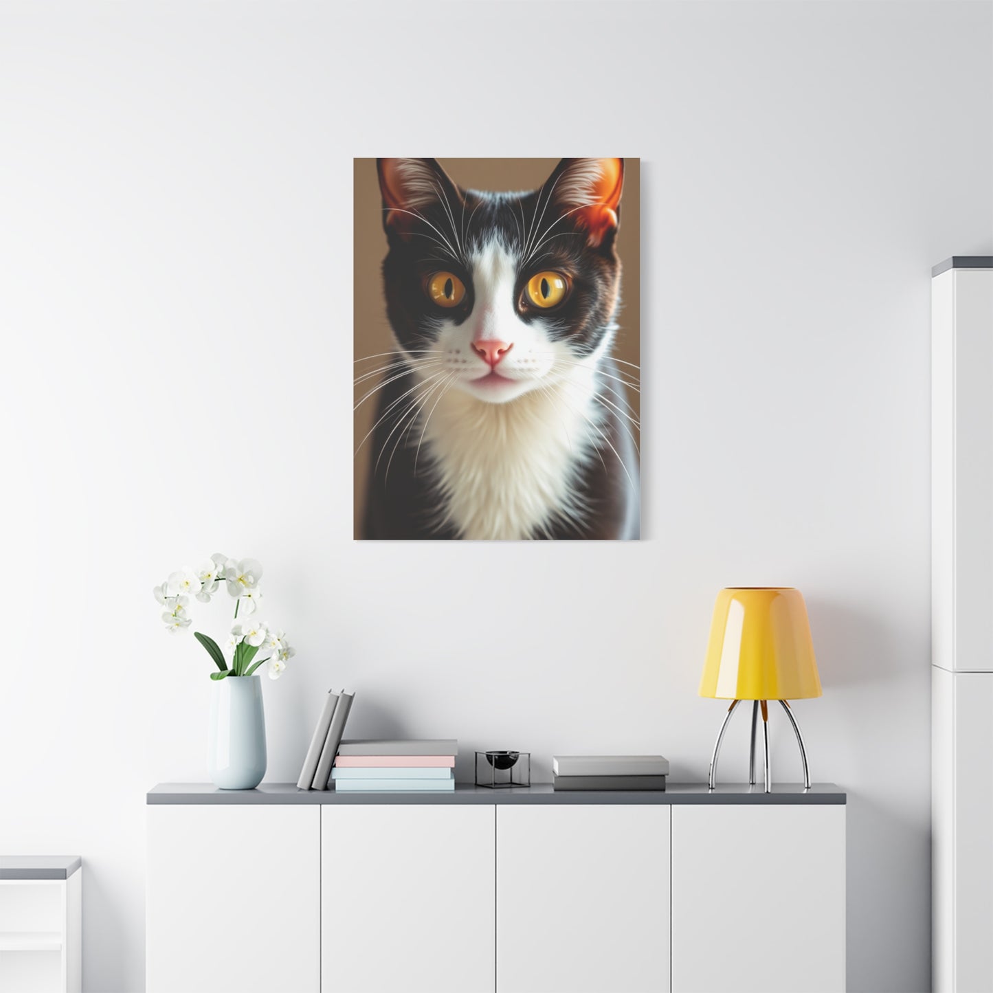 Tuxedo Cat Art Supreme Gallery Wall Art & Canvas Print