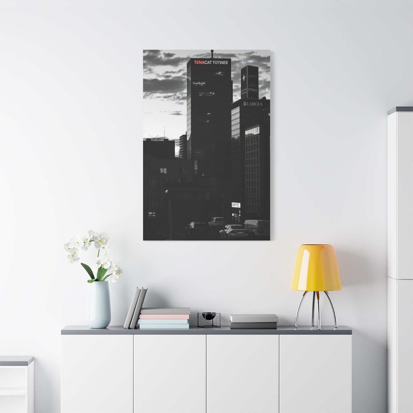 Black & White Cityscapes Art Luxury Canvas Wall Art & Canvas Print