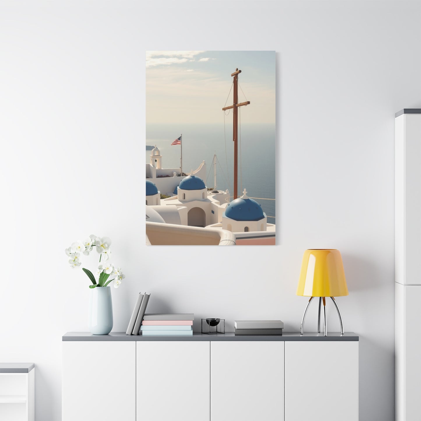 Vision Santorini Art Art Wall Art & Canvas Print