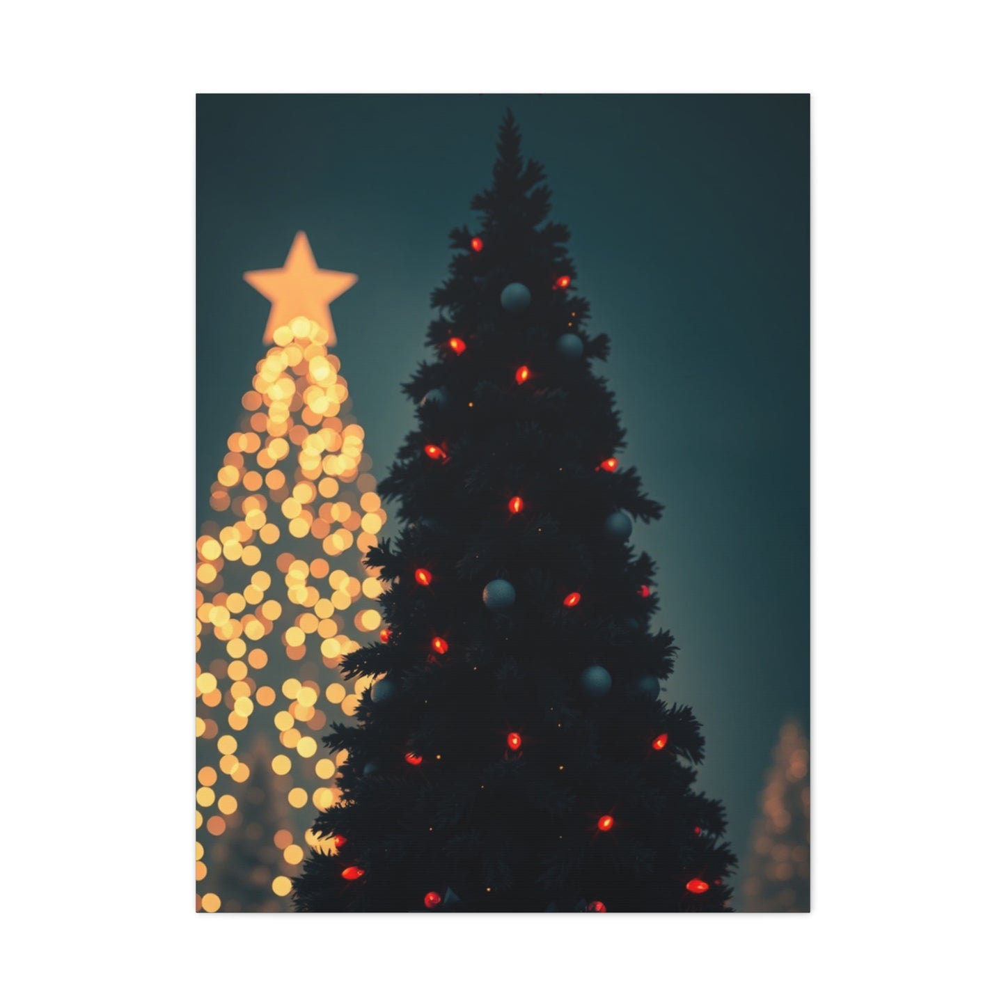 Masterpiece Black Christmas Art Vision Wall Art & Canvas Print