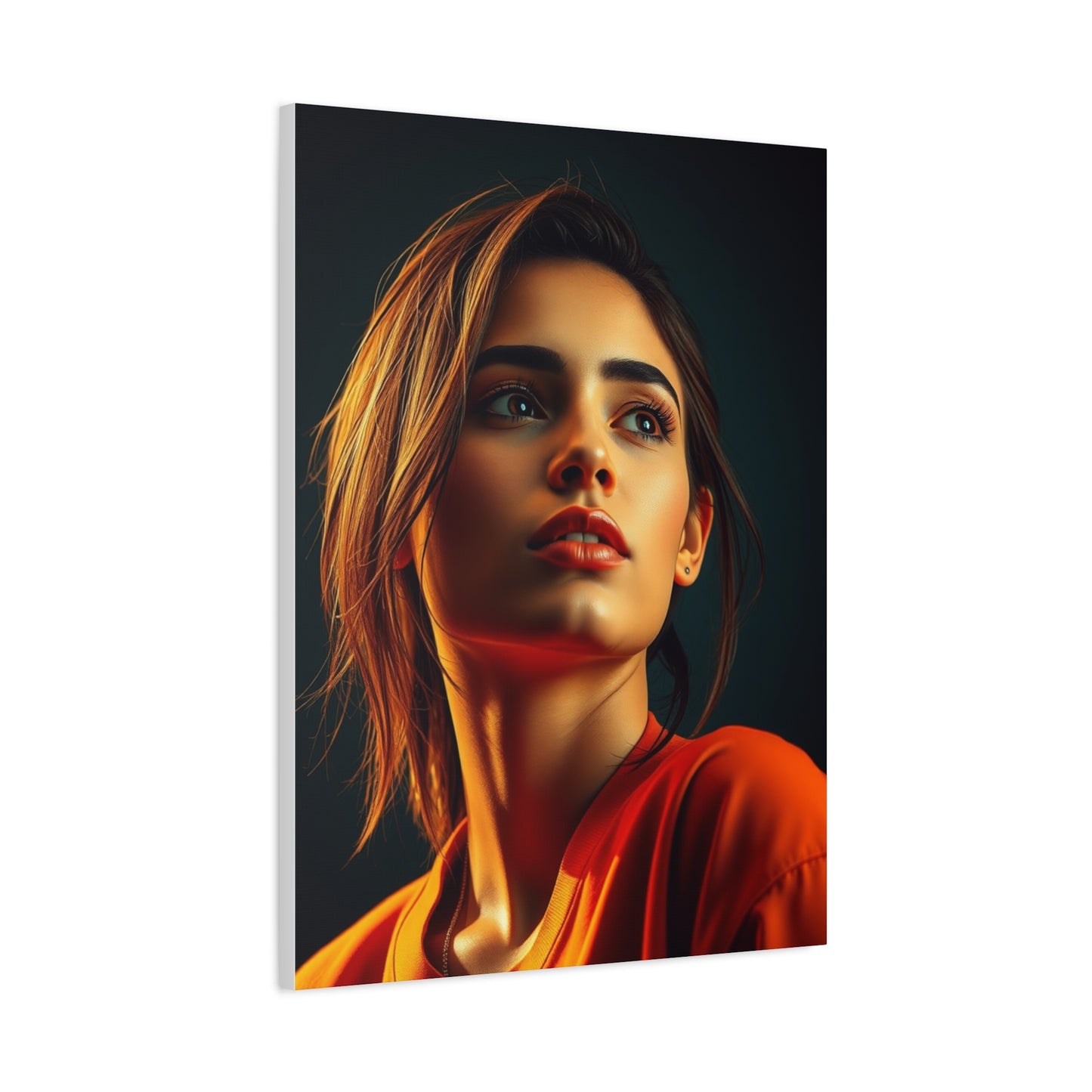 Supreme Pop of Orange Art Collection Wall Art & Canvas Print