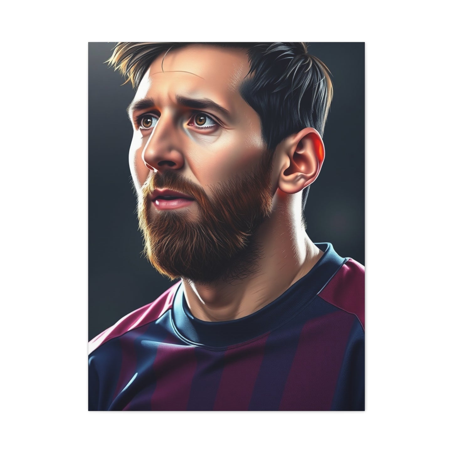 Ethereal Messi: Artistry on Canvas Wall Art & Canvas Print