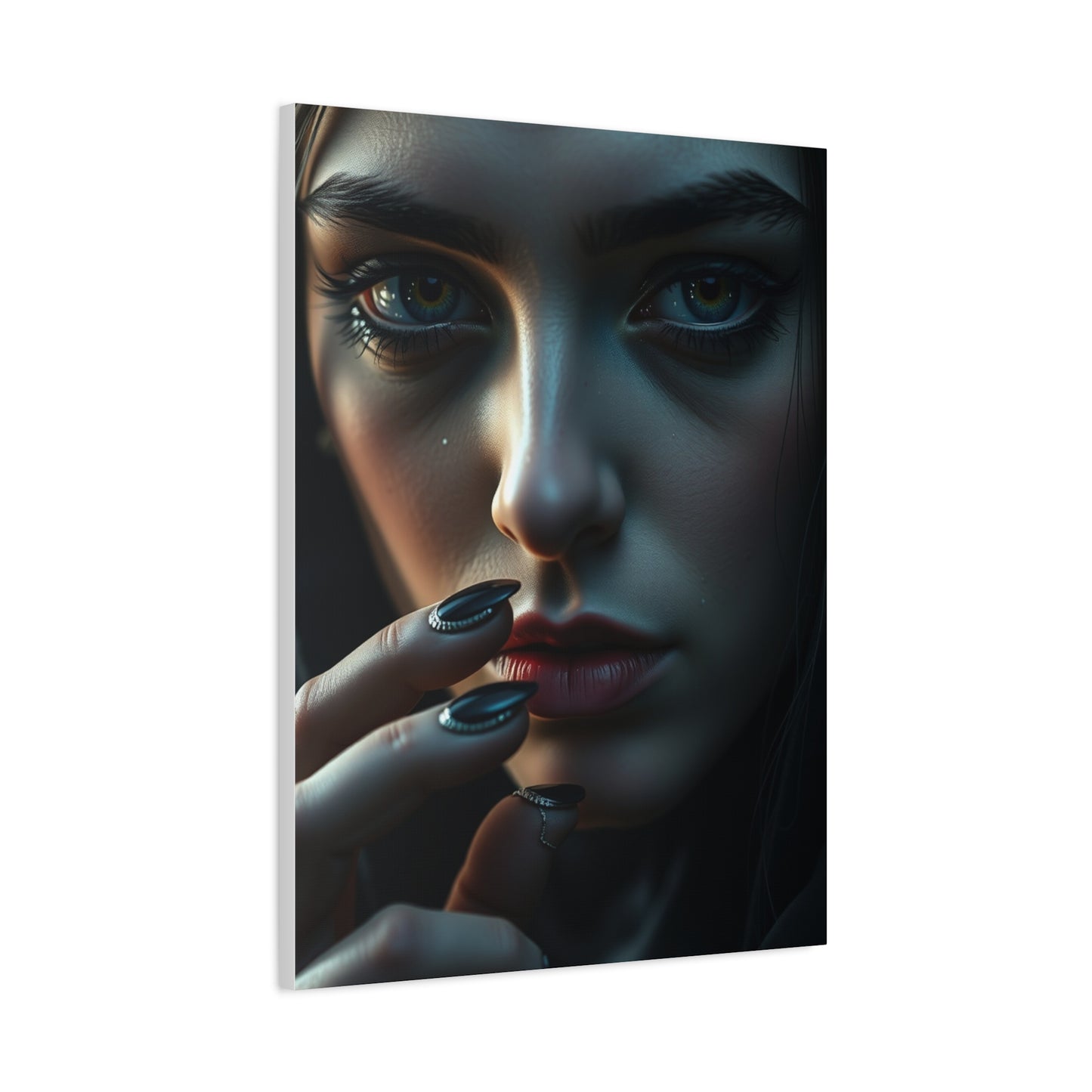 Ebon Veil Canvas Wall Art & Canvas Print