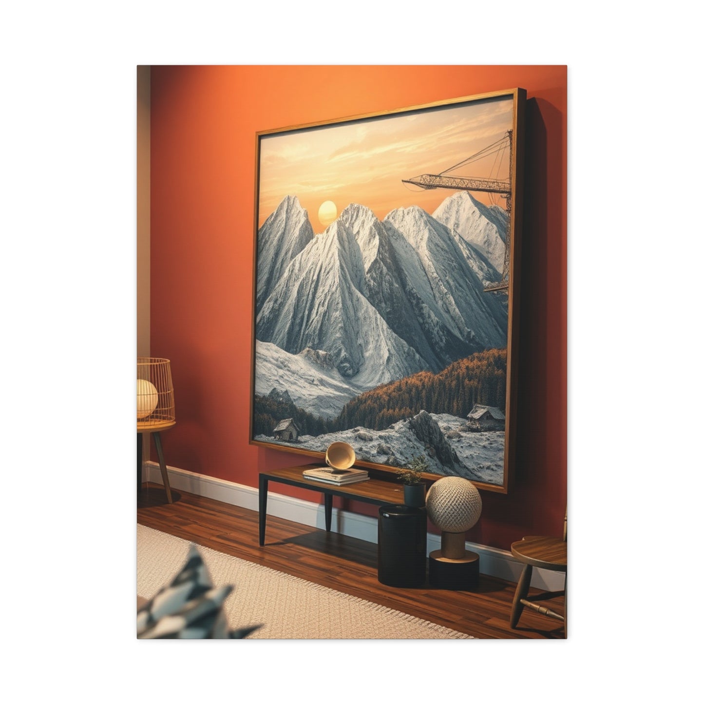Frosted Horizon Canvas Wall Art & Canvas Print