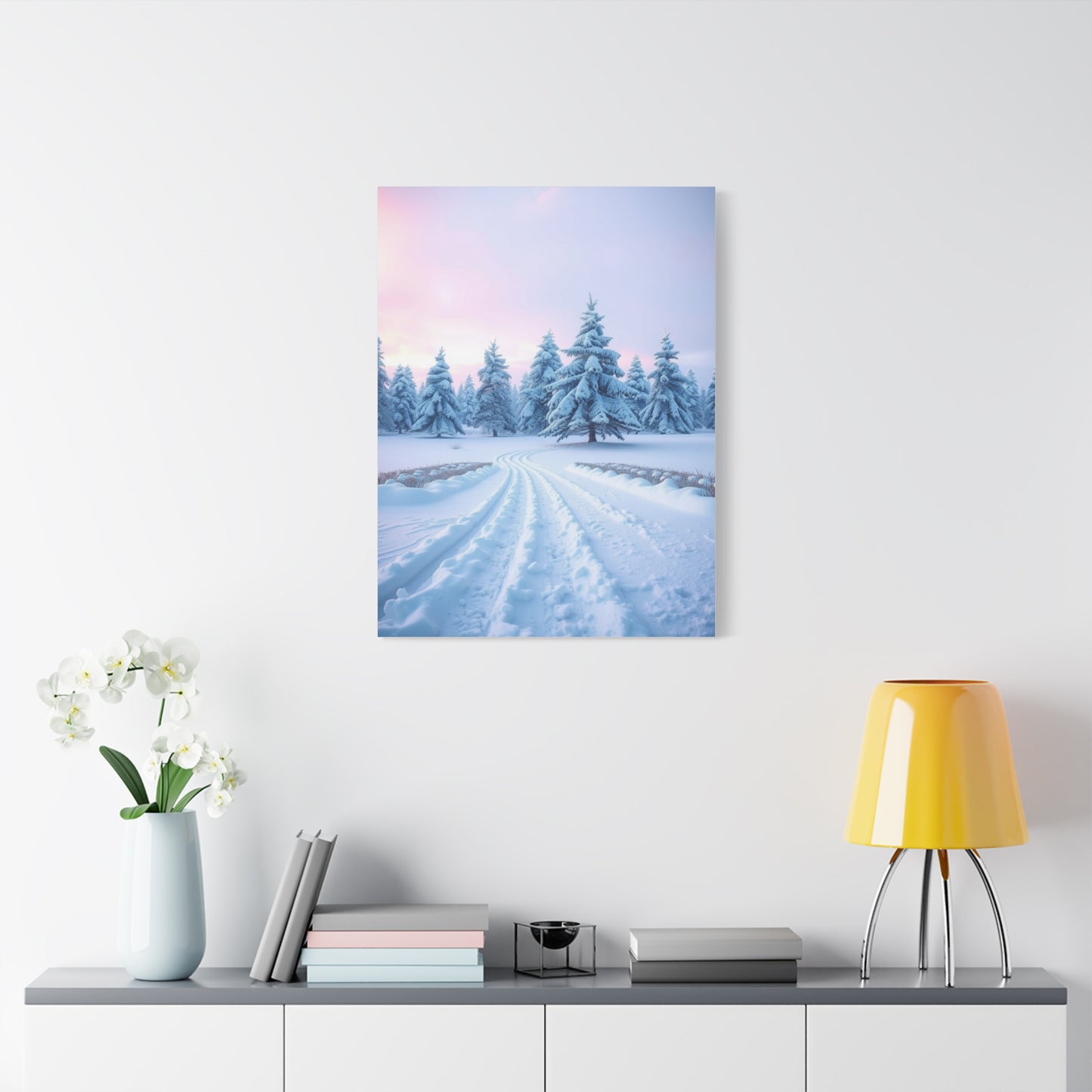 Majestic Winter Horizon Wall Art & Canvas Print