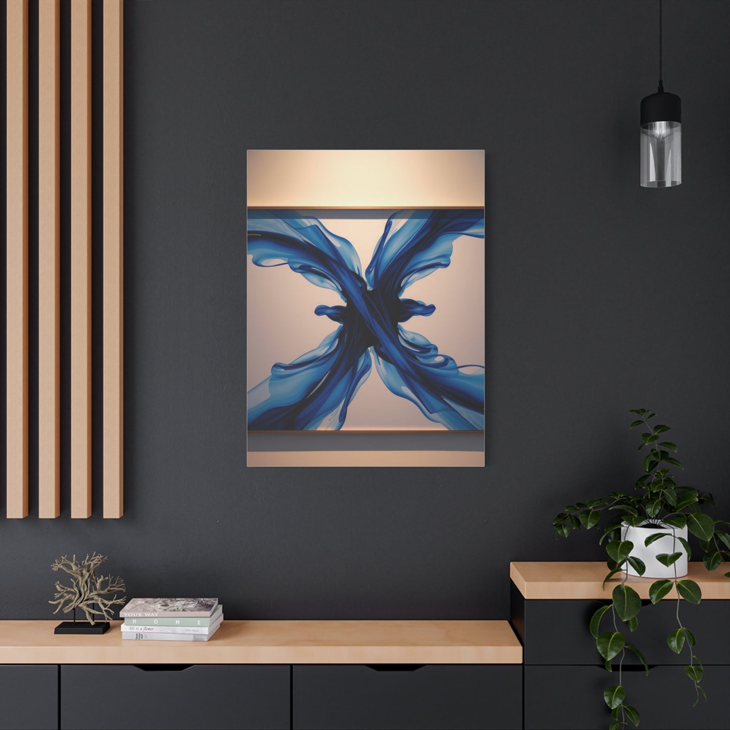 Blue Abstract Art Refined Canvas Wall Art & Canvas Print