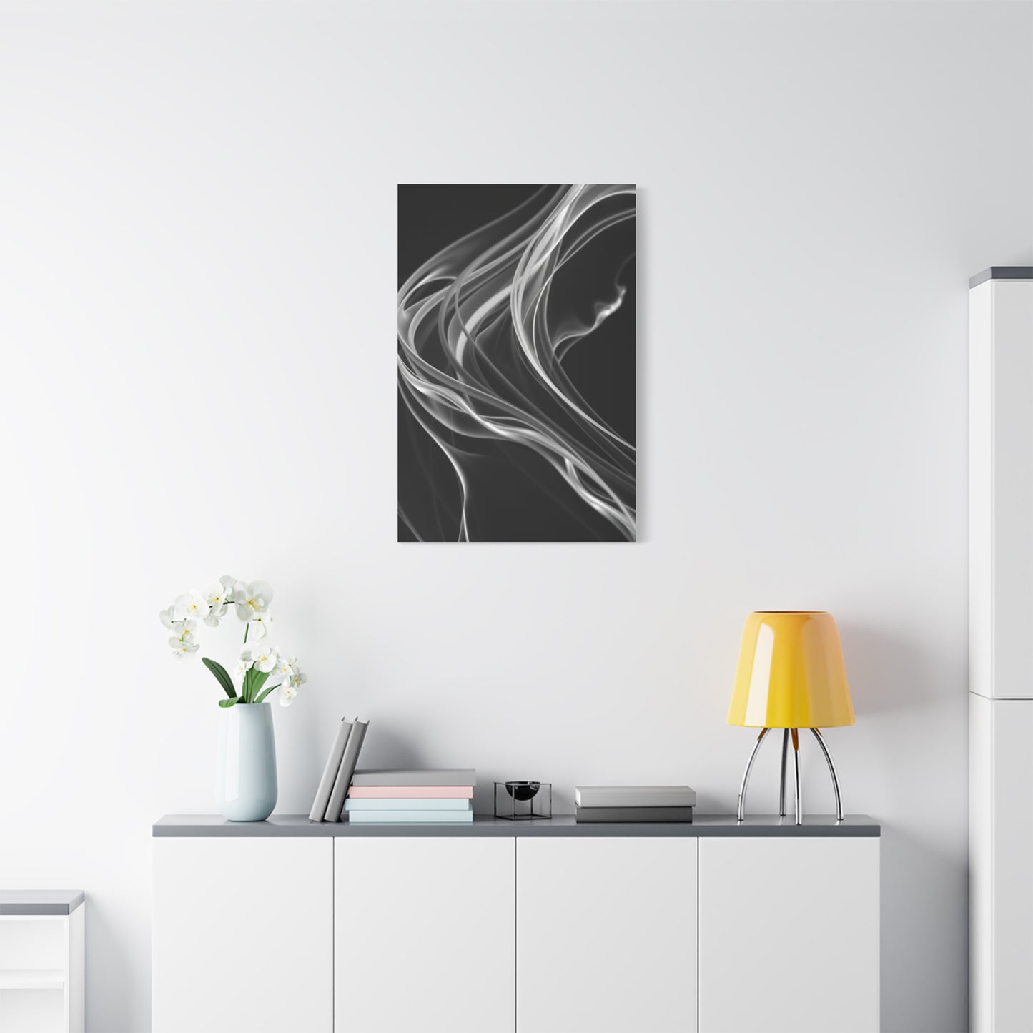 Vision Black and White Abstract Art Art Wall Art & Canvas Print