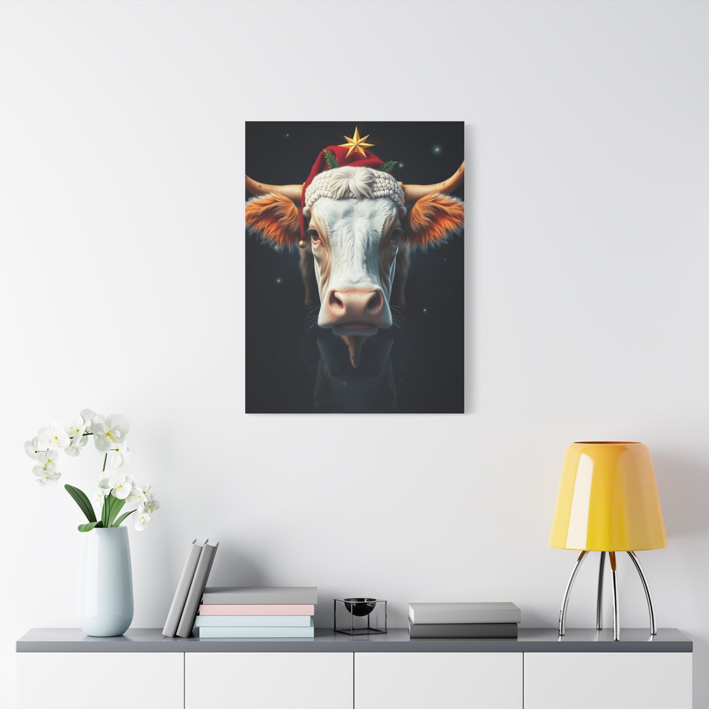 Noel Bovine Serenity Canvas wall art & canvas print