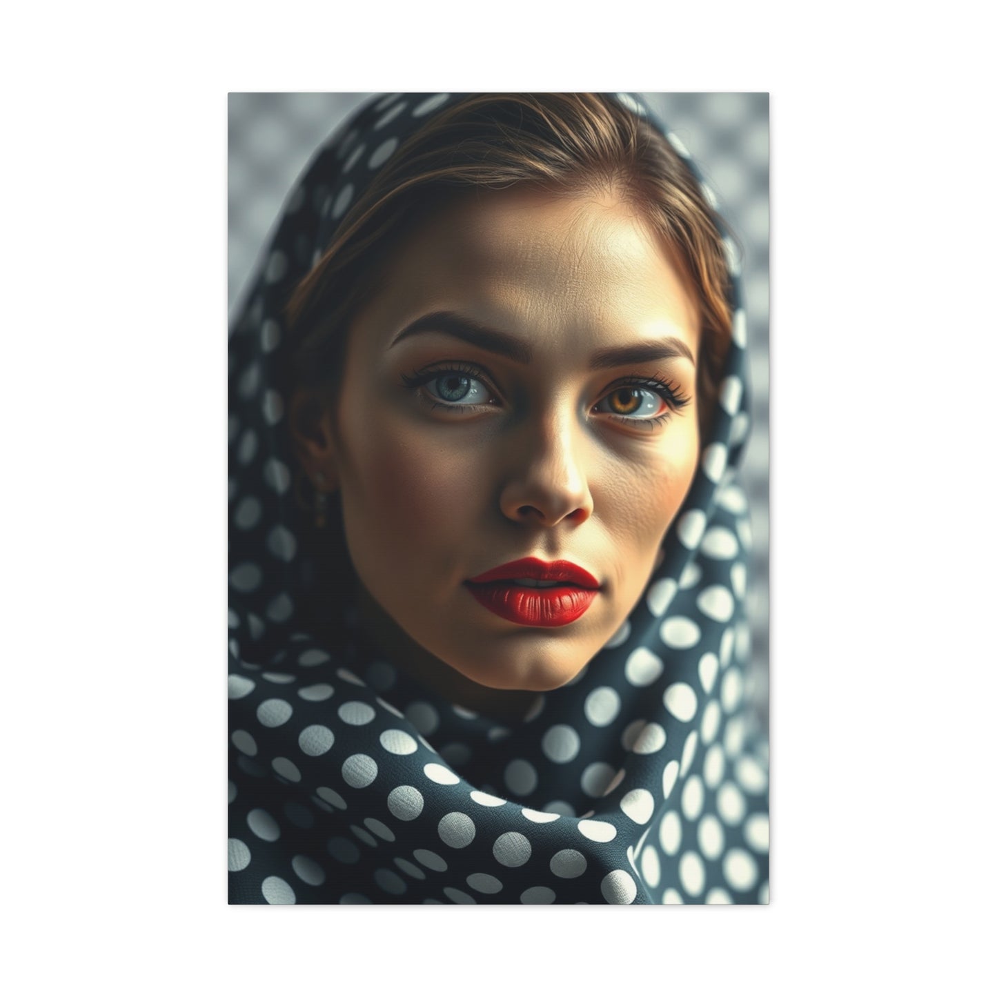 Polka Dot Pattern Art Refined Canvas Wall Art & Canvas Print