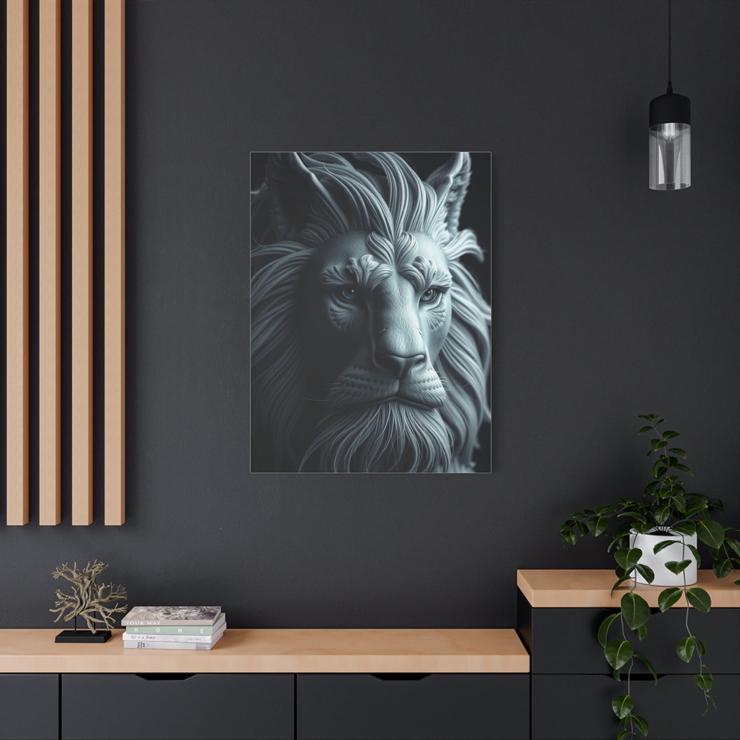 Ashen Serenity Artistry Wall Art & Canvas Print