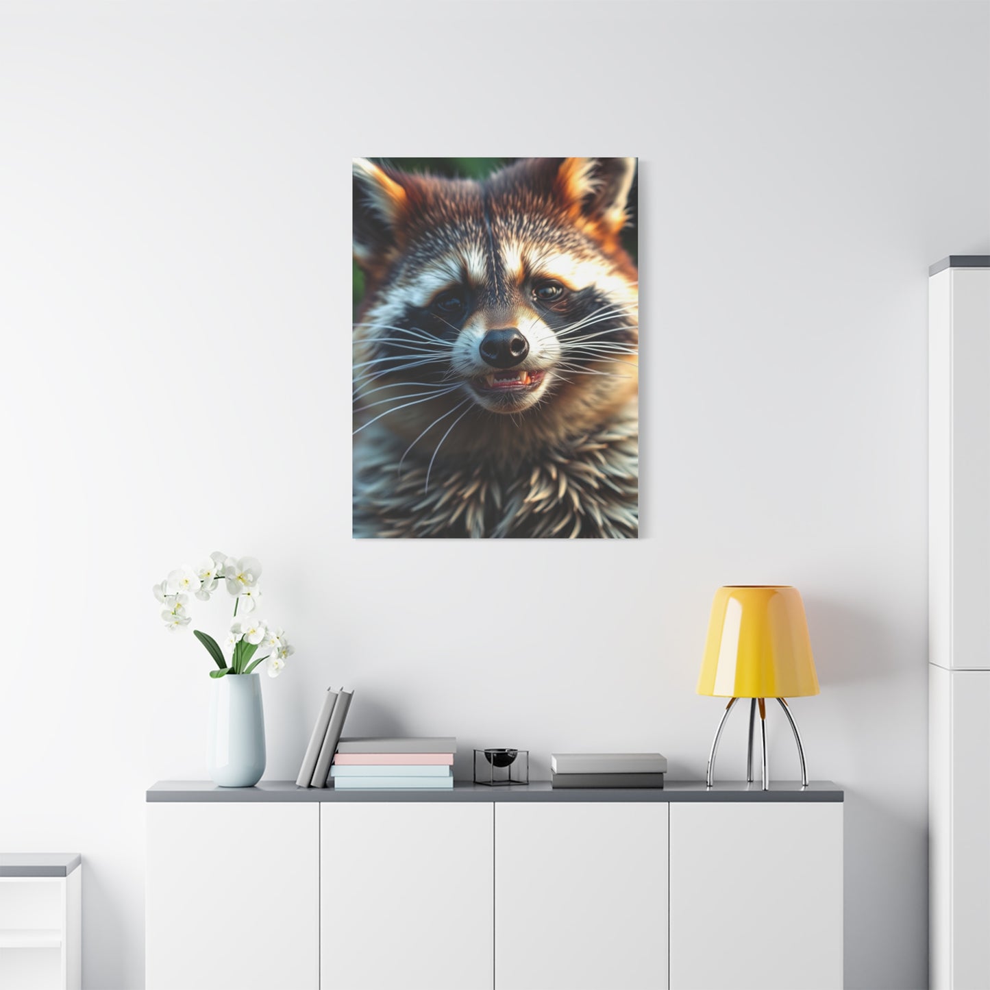 Masterpiece Raccoon Art Vision Wall Art & Canvas Print