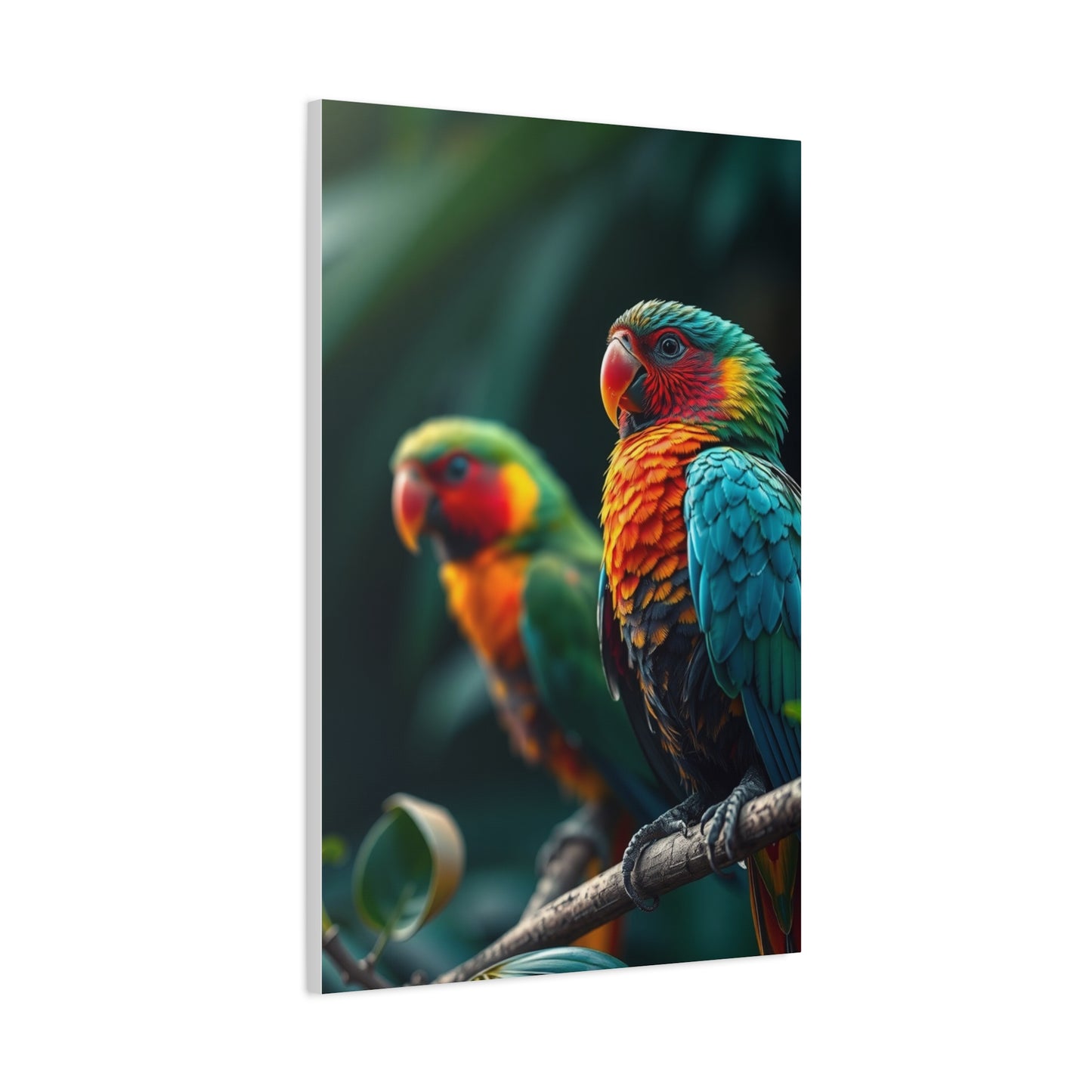 Tropical Birds Art Luxury Canvas Wall Art & Canvas Print