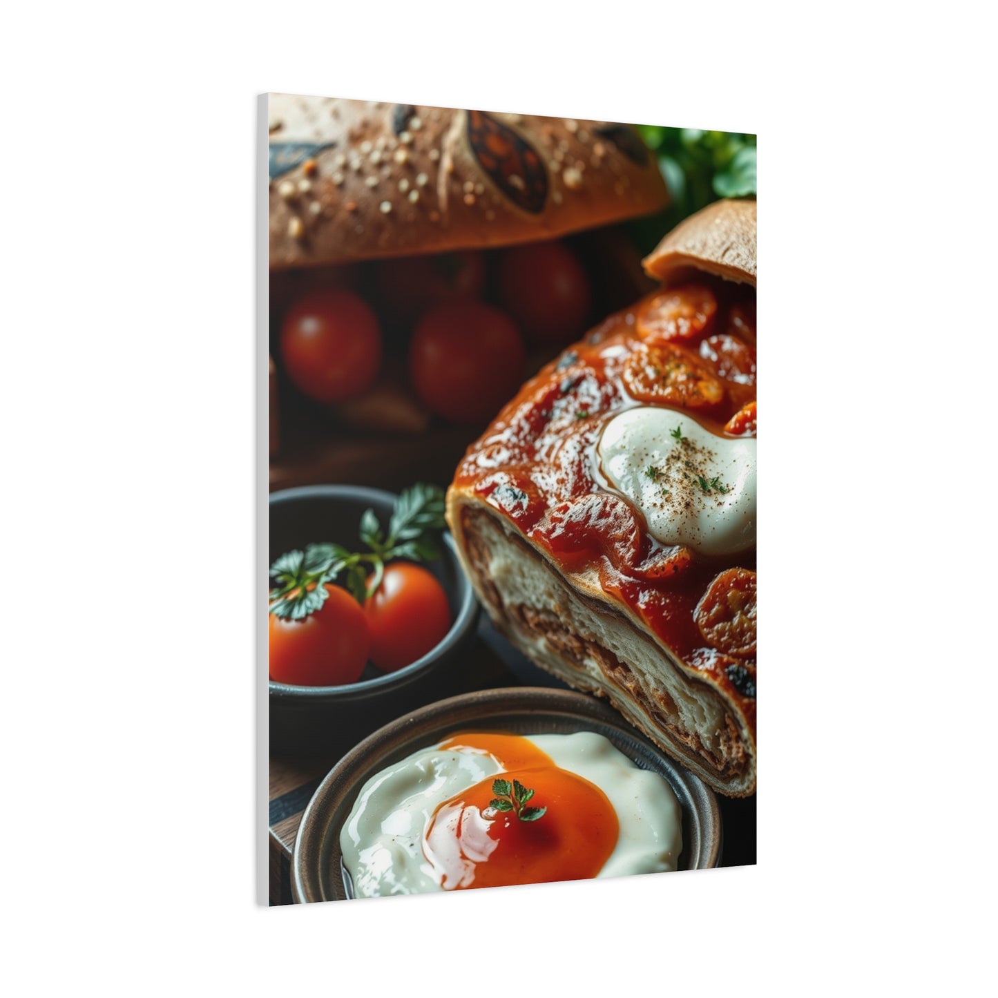Masterpiece Italian Food Art Vision Wall Art & Canvas Print