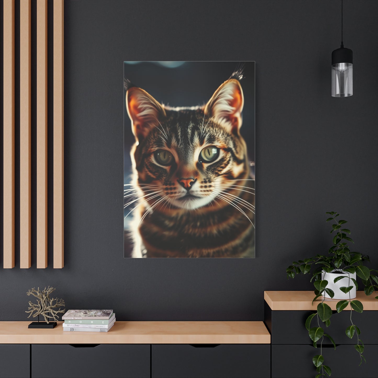 Elite Tabby Cat Art Vision Wall Art & Canvas Print