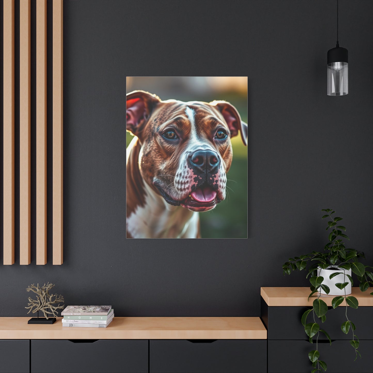 Pit Bull Art Supreme Gallery Wall Art & Canvas Print
