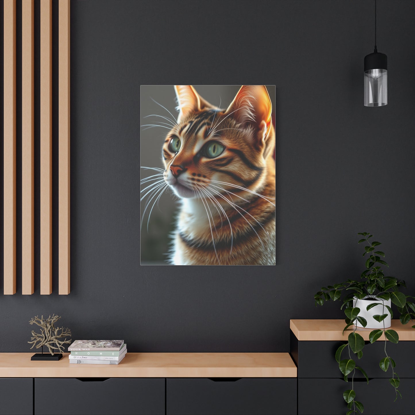 Supreme Tabby Cat Art Collection Wall Art & Canvas Print