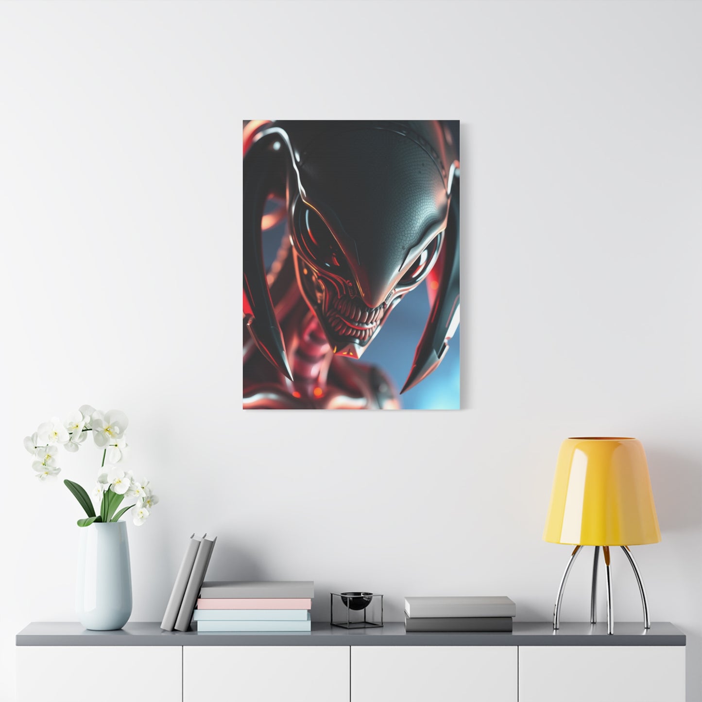Masterpiece Alien Art Vision Wall Art & Canvas Print