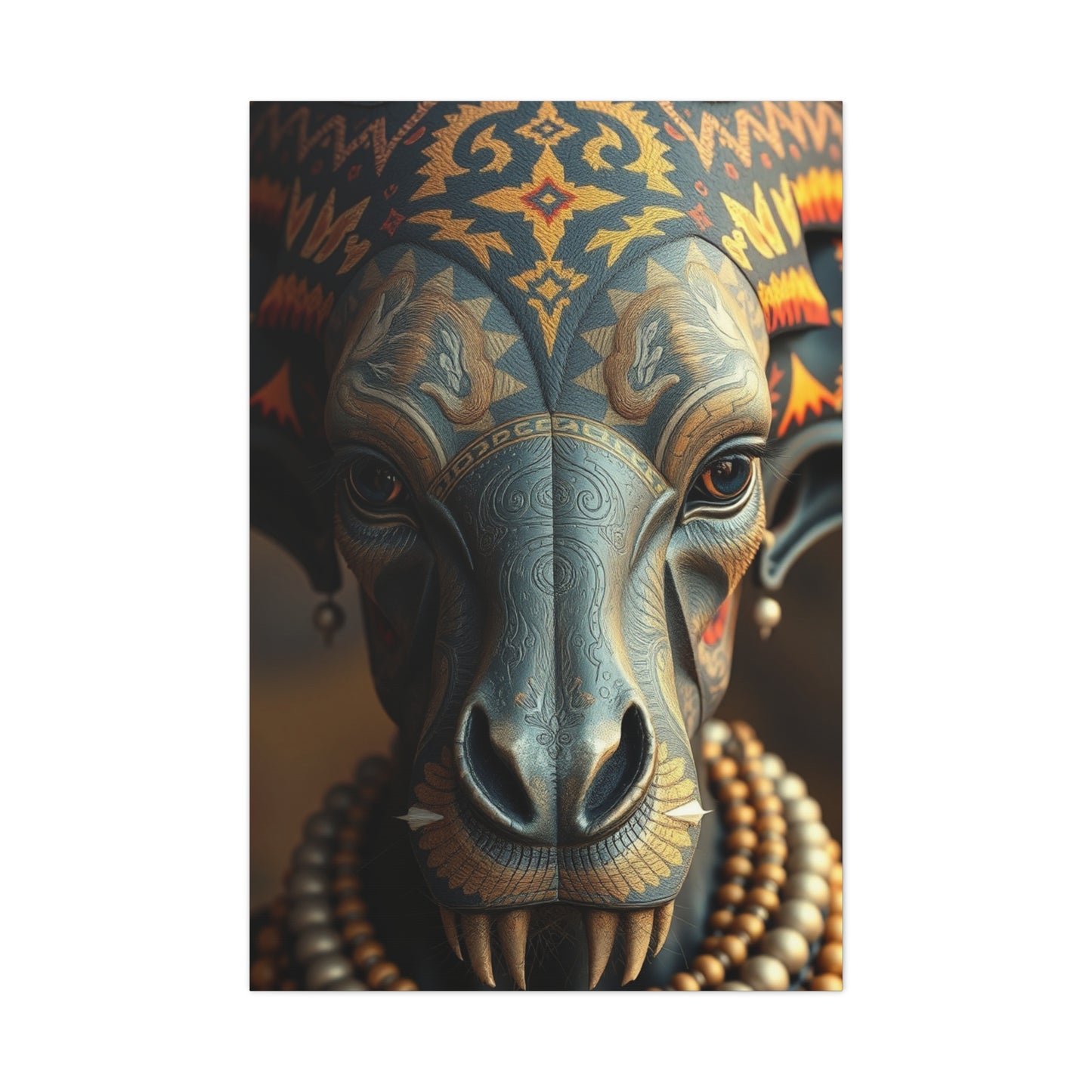 Opulent Sahara Silhouettes Canvas Wall Art & Canvas Print