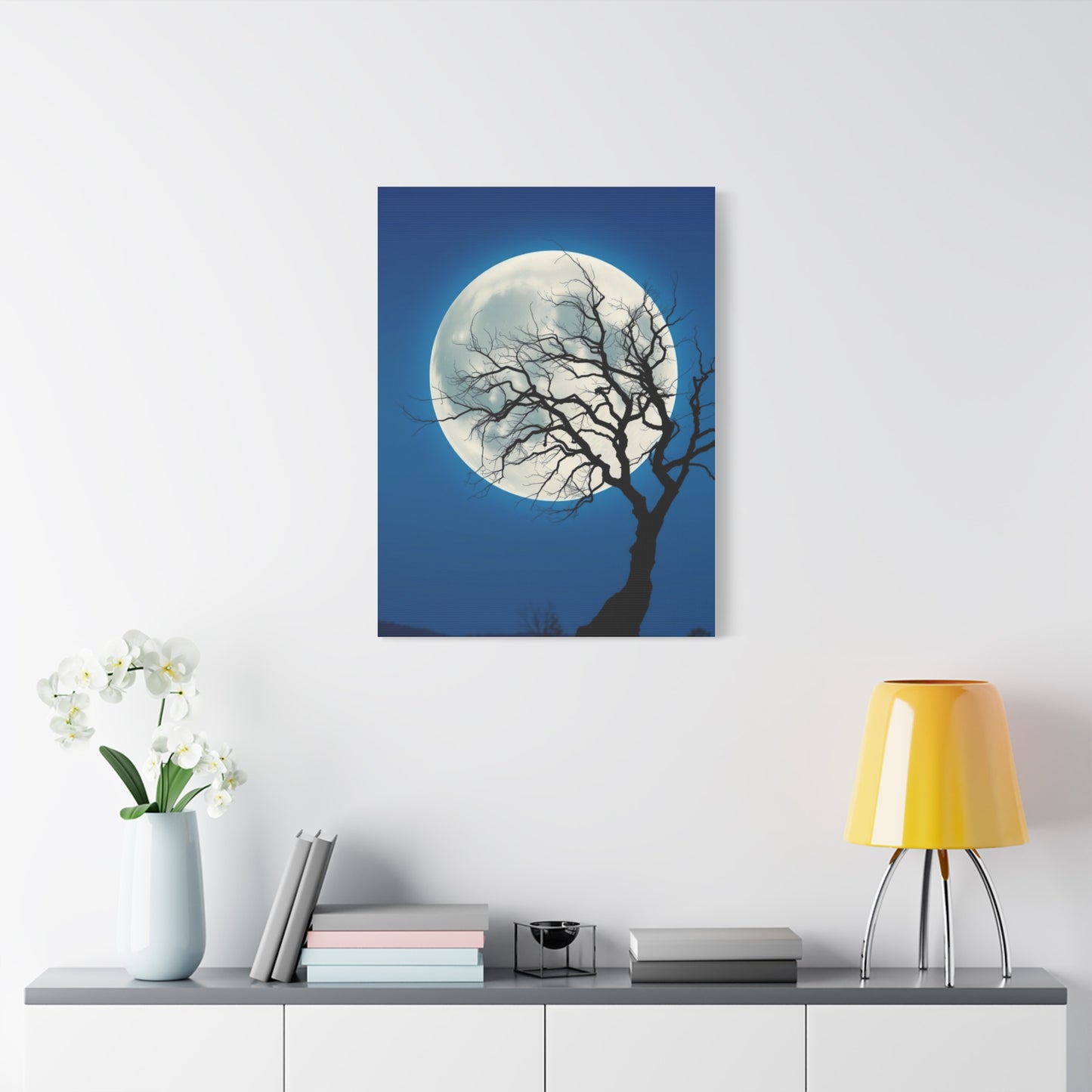 Vision Full Moon Art Art Wall Art & Canvas Print