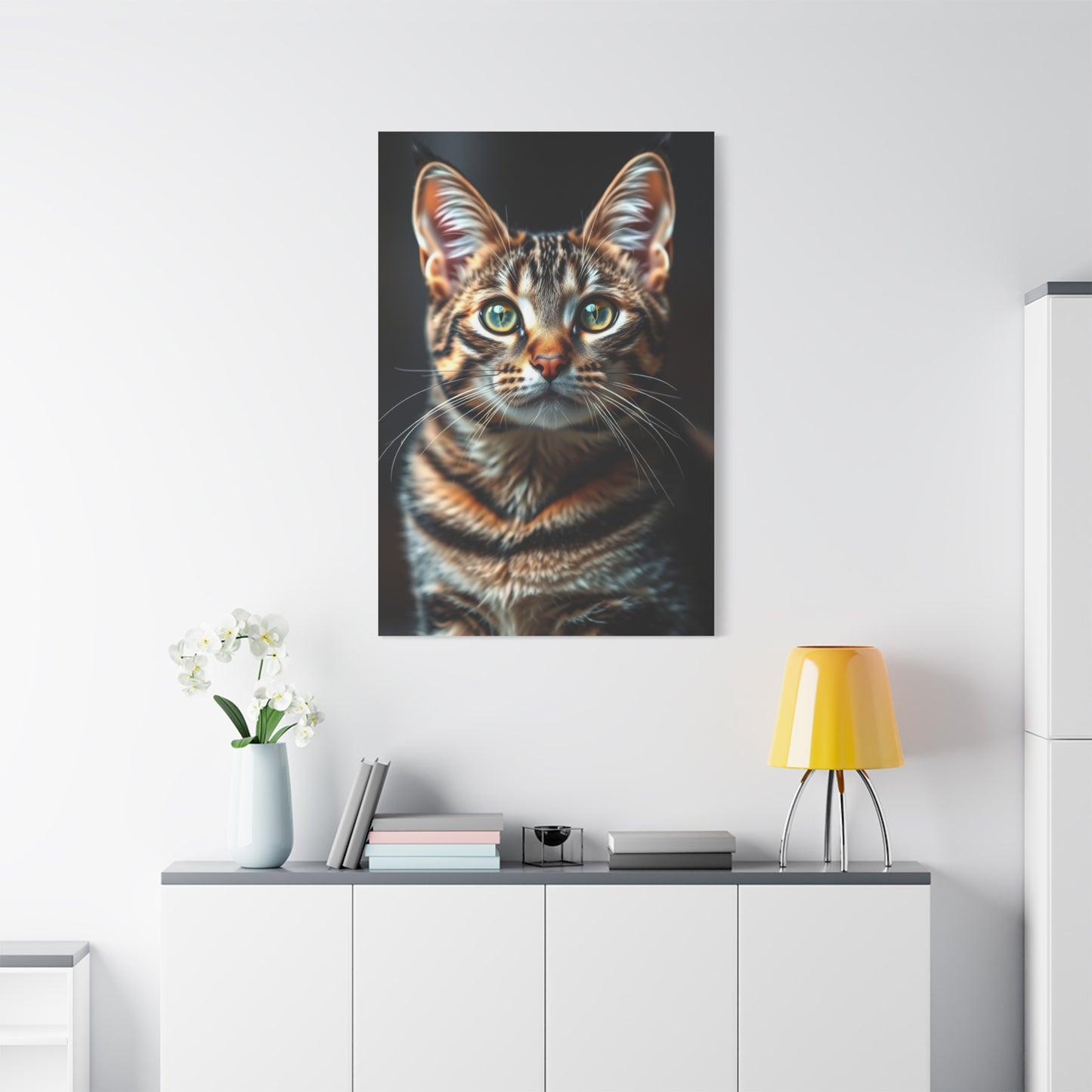 Masterpiece Tabby Cat Art Vision Wall Art & Canvas Print