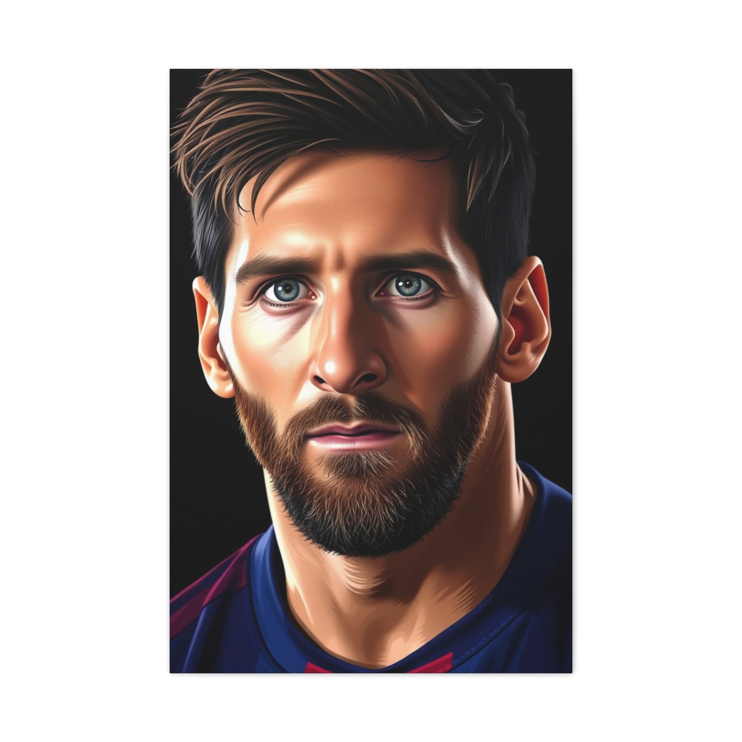 Illustrative Messi: Canvas Masterpiece Wall Art & Canvas Print
