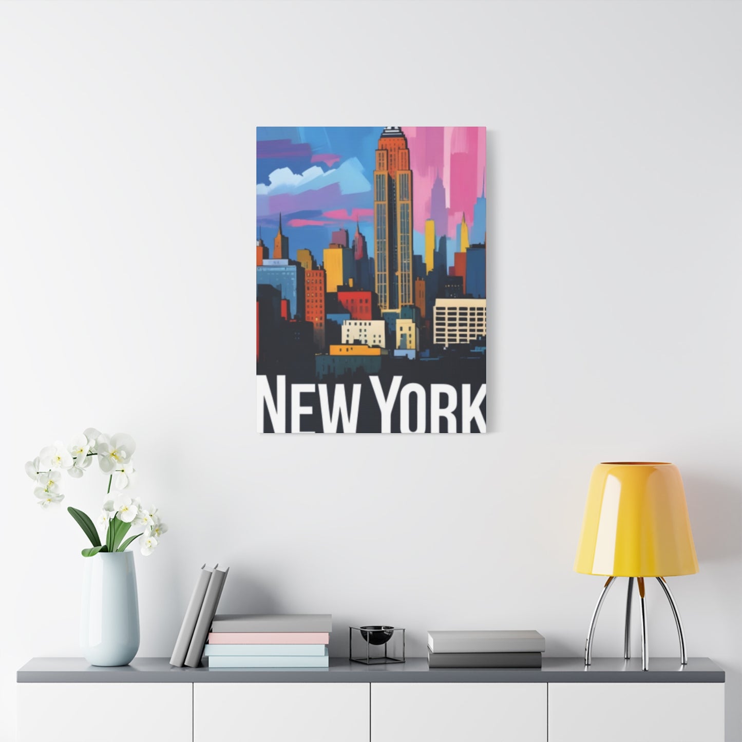 Colorful NYC Skyline Wall Art & Canvas Prints
