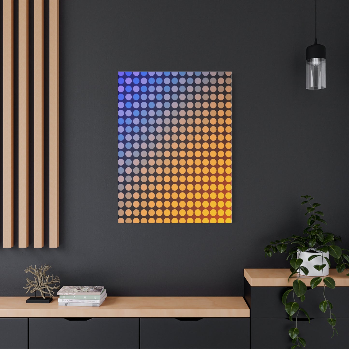 Polka Dot Pattern Art Luxury Canvas Wall Art & Canvas Print