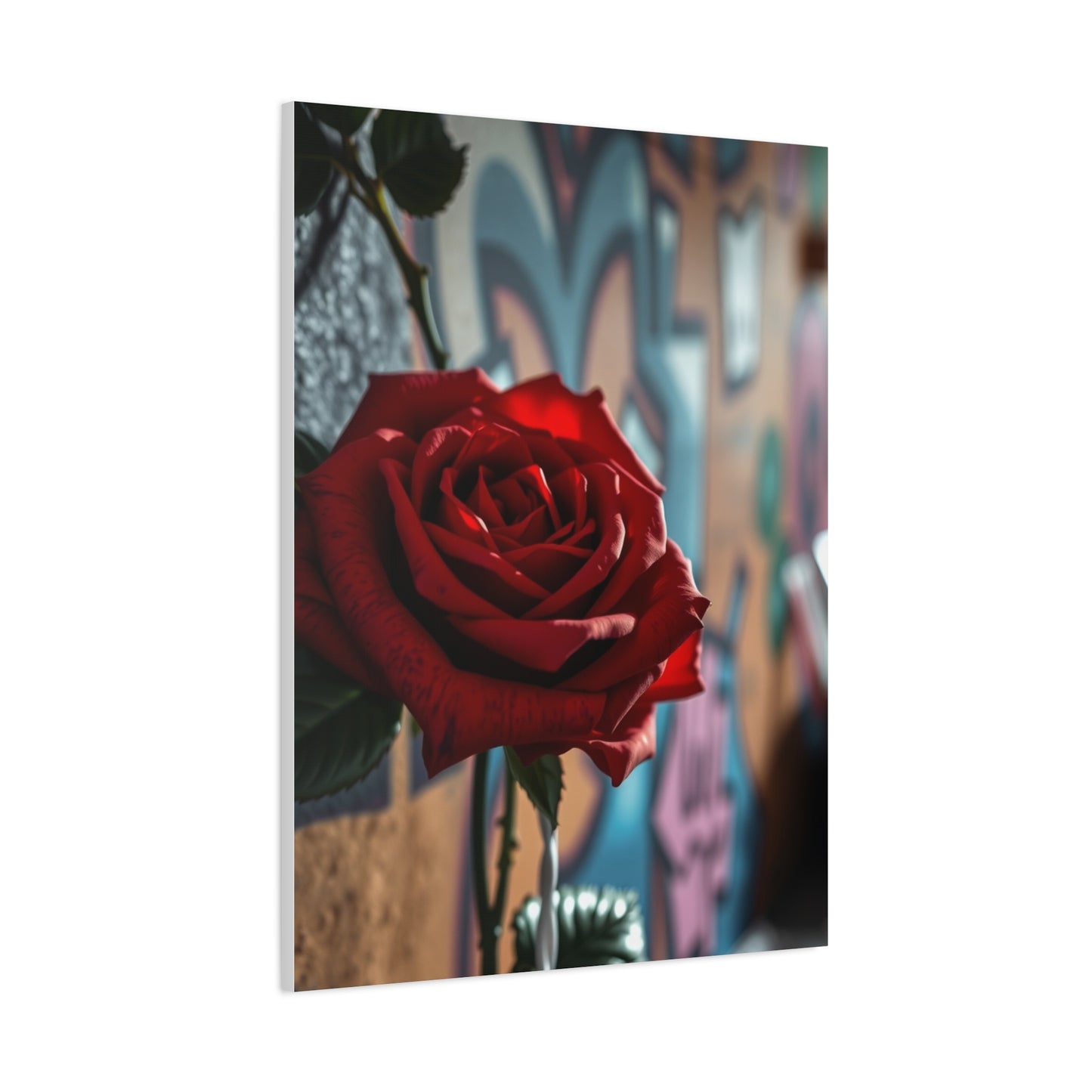 Roses in Urban Symphony Wall Art & Canvas Print