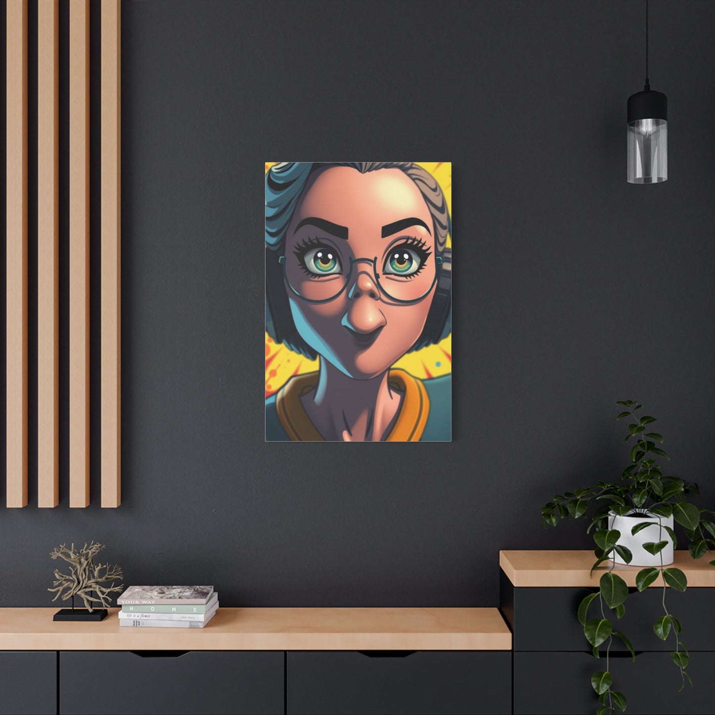 Stylish Vibrant Display Wall Art & Canvas Print
