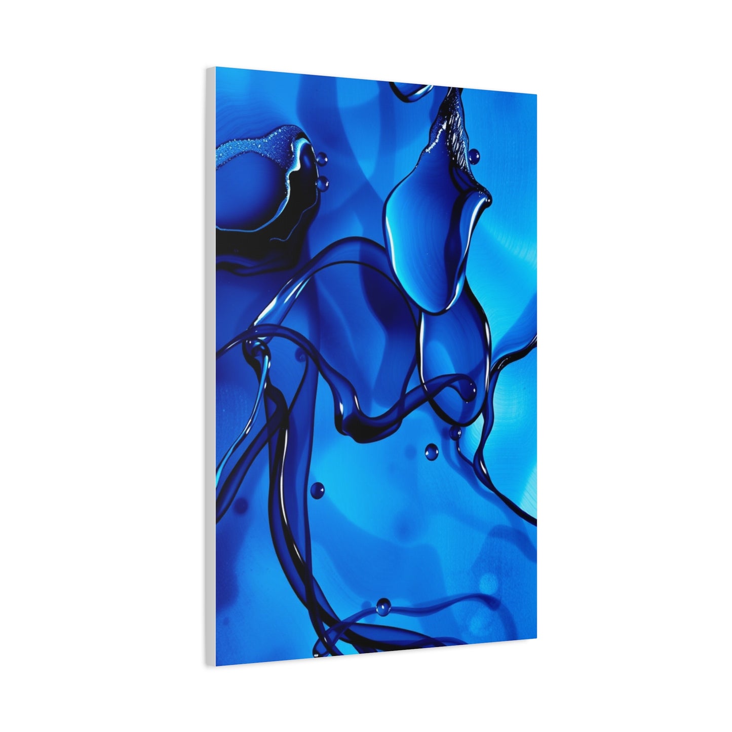 Blue Abstract Art Luxury Canvas Wall Art & Canvas Print