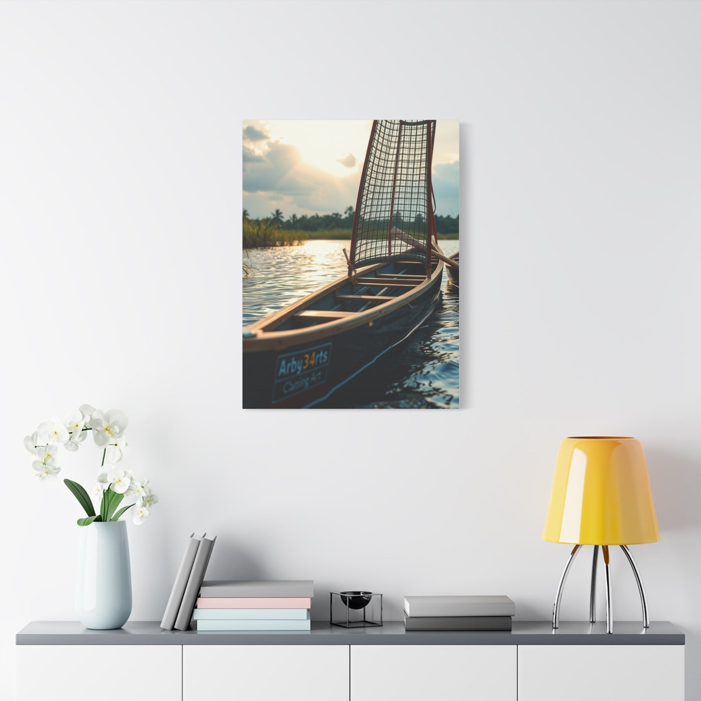Canoe Art Luxury Canvas Wall Art & Canvas Print