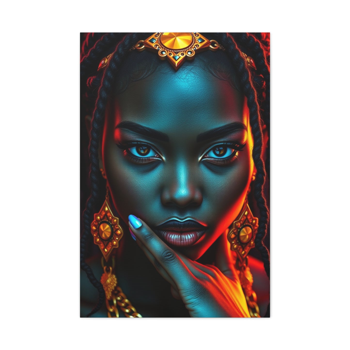 BlackGirlMagic Art Luxury Canvas Wall Art & Canvas Print