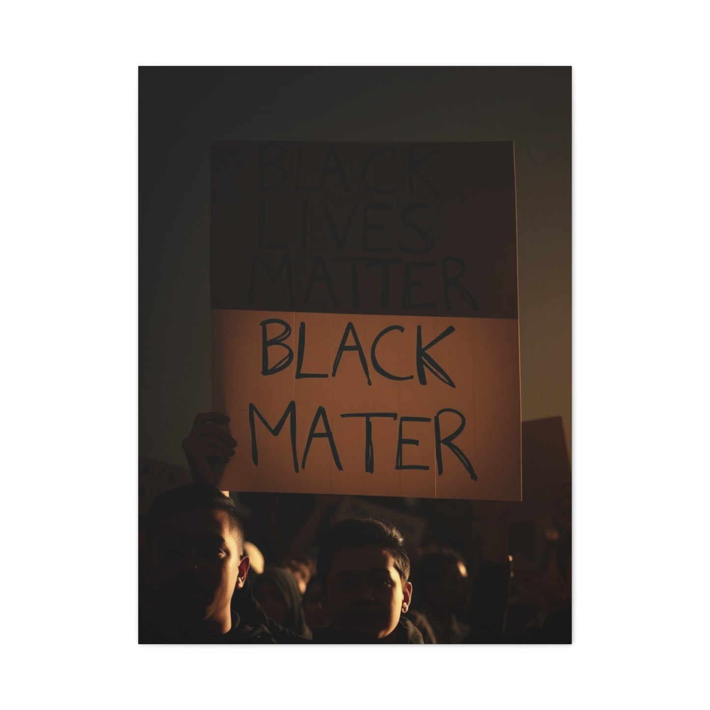 Vision Black Lives Matter Art Art Wall Art & Canvas Print