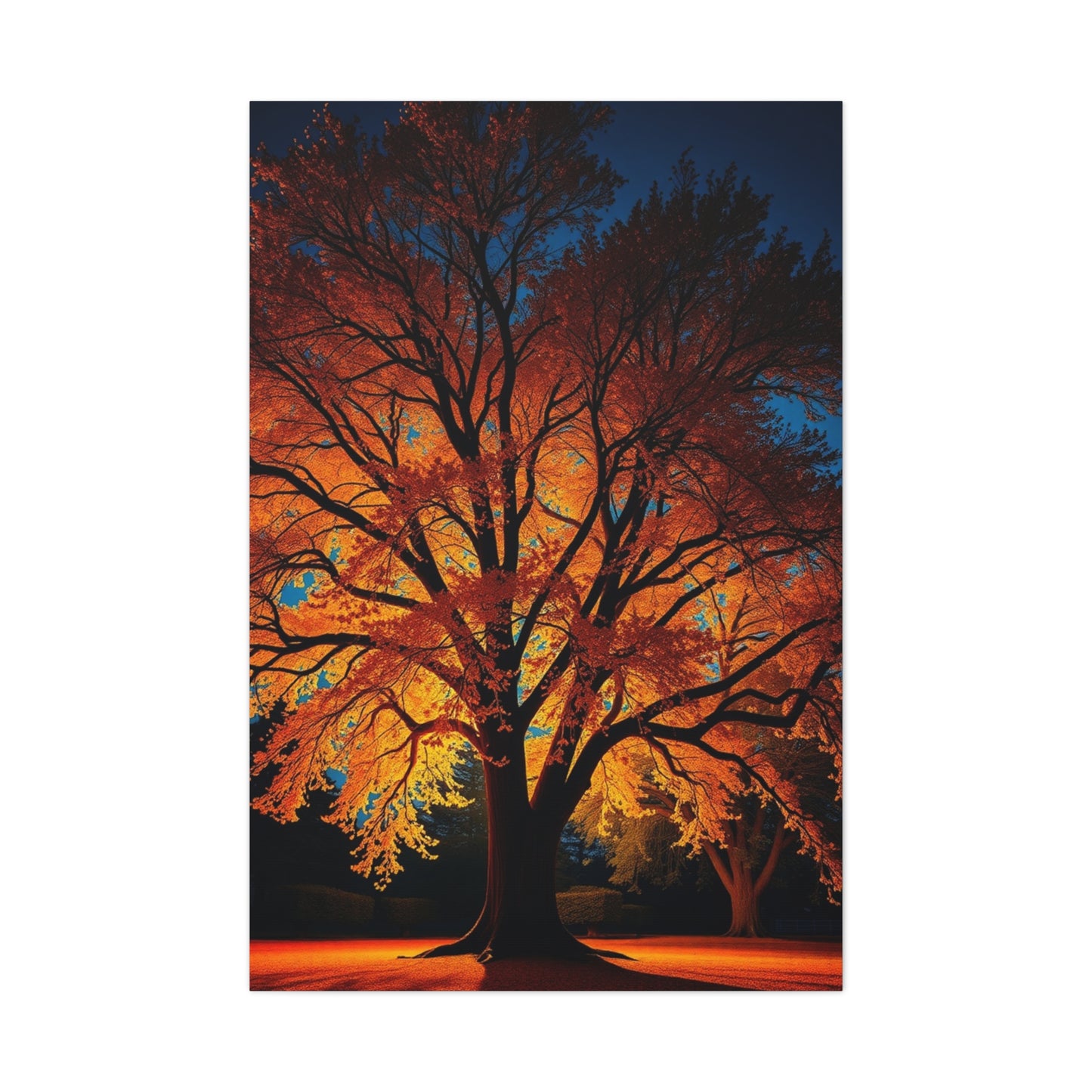 Opulent Foliage Portrait Wall Art & Canvas Print