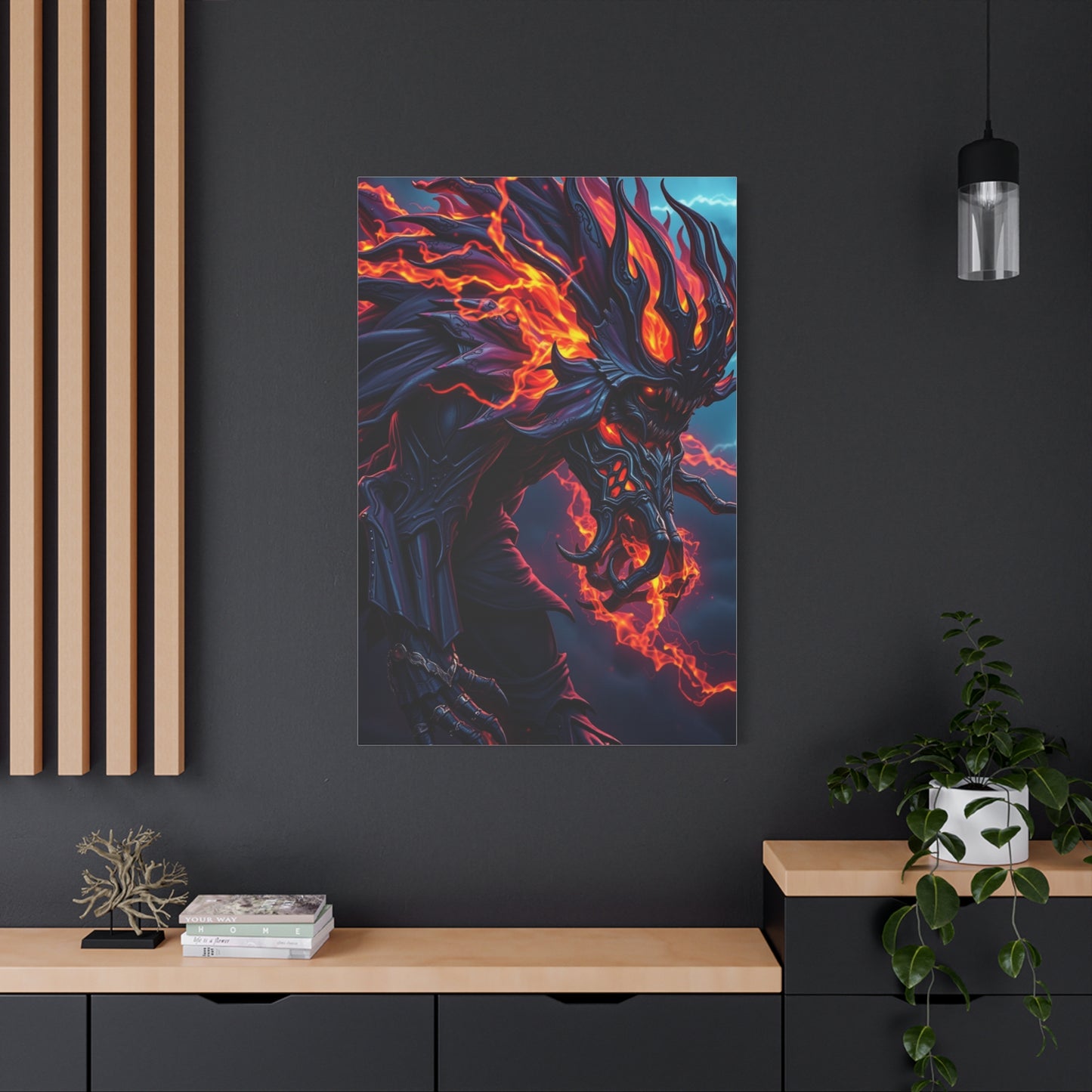 Ebon Thunder Reverie Wall Art & Canvas Print