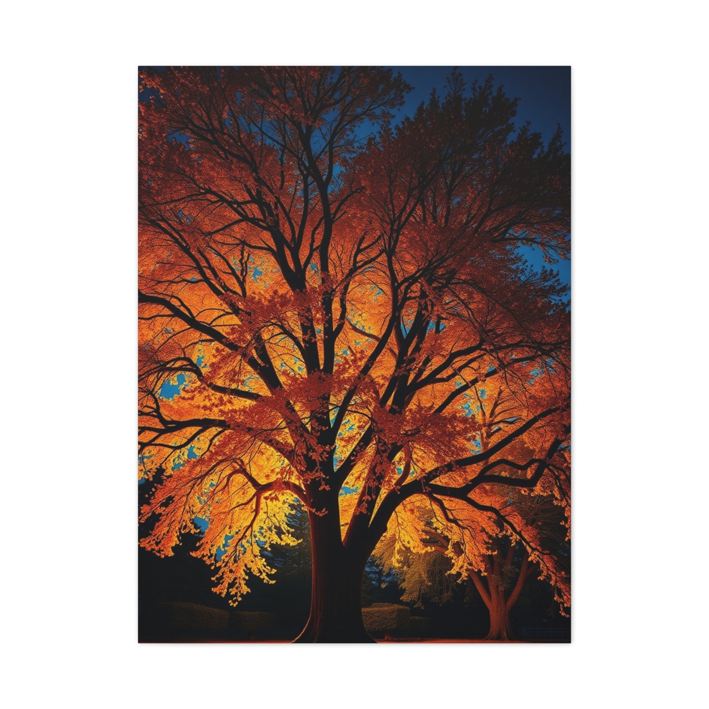 Opulent Foliage Portrait Wall Art & Canvas Print