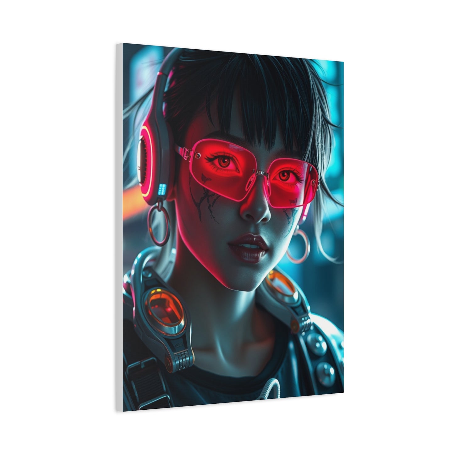 Vision Cyberpunk Art Art Wall Art & Canvas Print