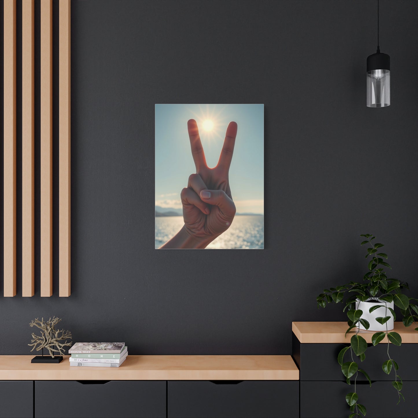 Peace Sign Art Refined Canvas Wall Art & Canvas Print