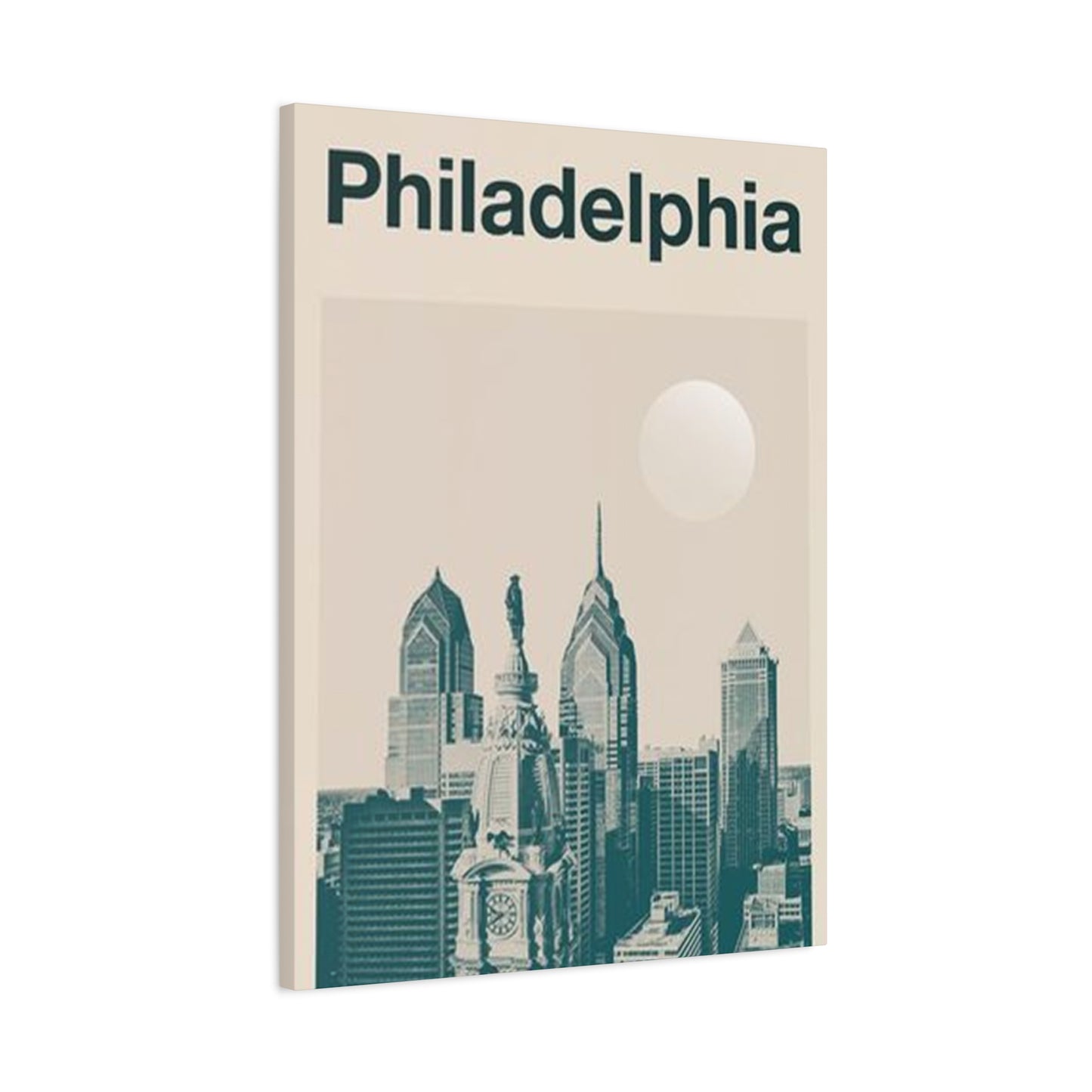 Philadelphia Pennsylvania Skyline Wall Art & Canvas Prints