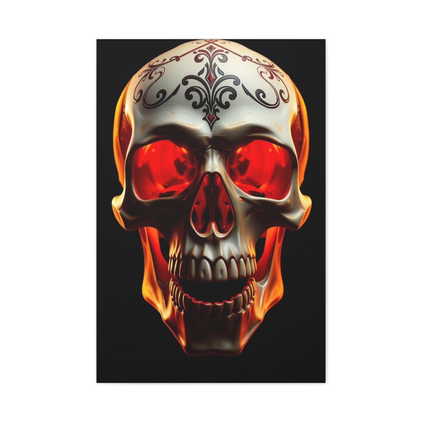 Luminous Skull Tableau Wall Art & Canvas Print