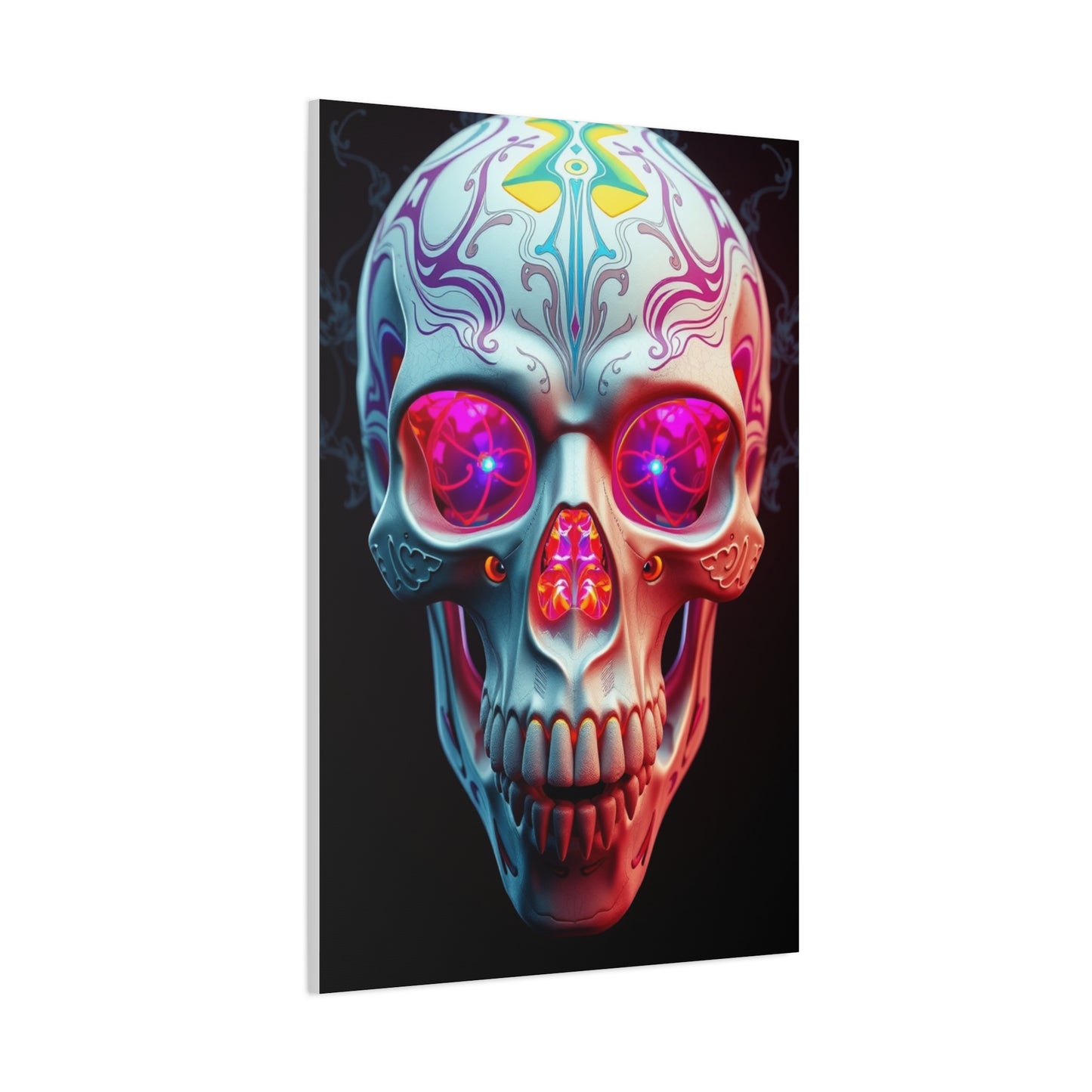 Vision 3D Trippy Skull Art By Ali Gulec Art Art Wall Art & Canvas Print